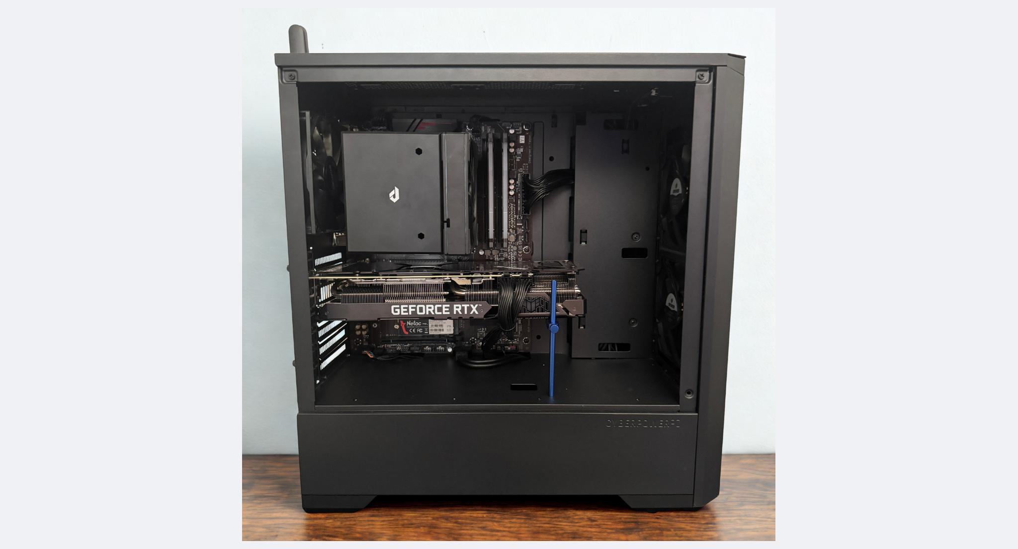 Mid Tier Gaming Pc 3060Ti, R7 5700X, Minimalist, Sleeper Build