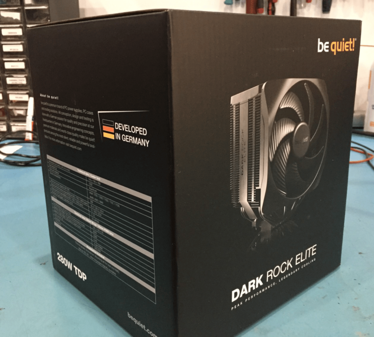 be quiet! Dark Rock Elite BK037 CPU Air Cooler 280W TDP Intel AMD