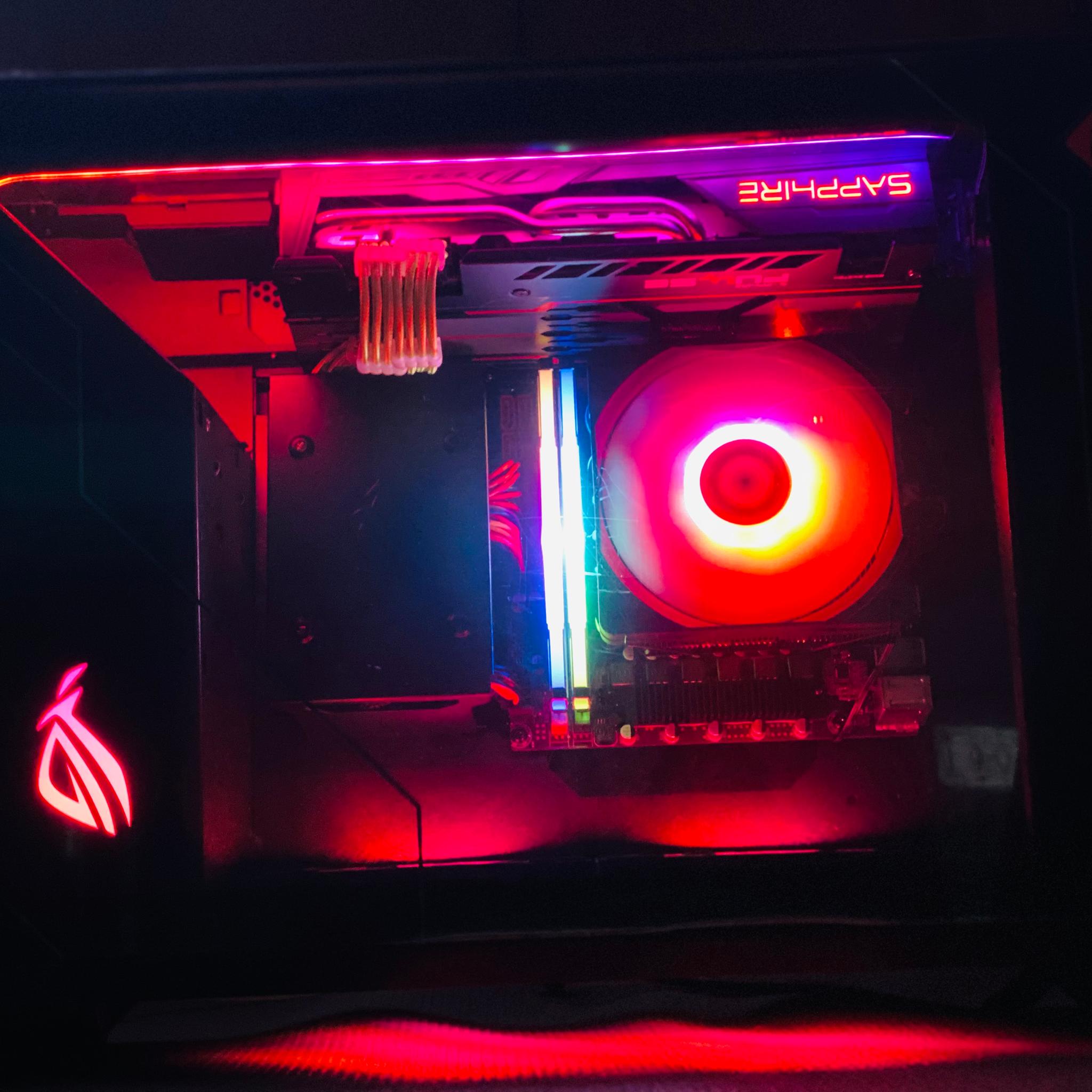 ASUS ROG-Z11 🥷|RX 5700XT| I7-6800K(6-c/12-t)| 16GB Warhawk RGB RAM| 1TB M.2 SSD| Windows 11 Home