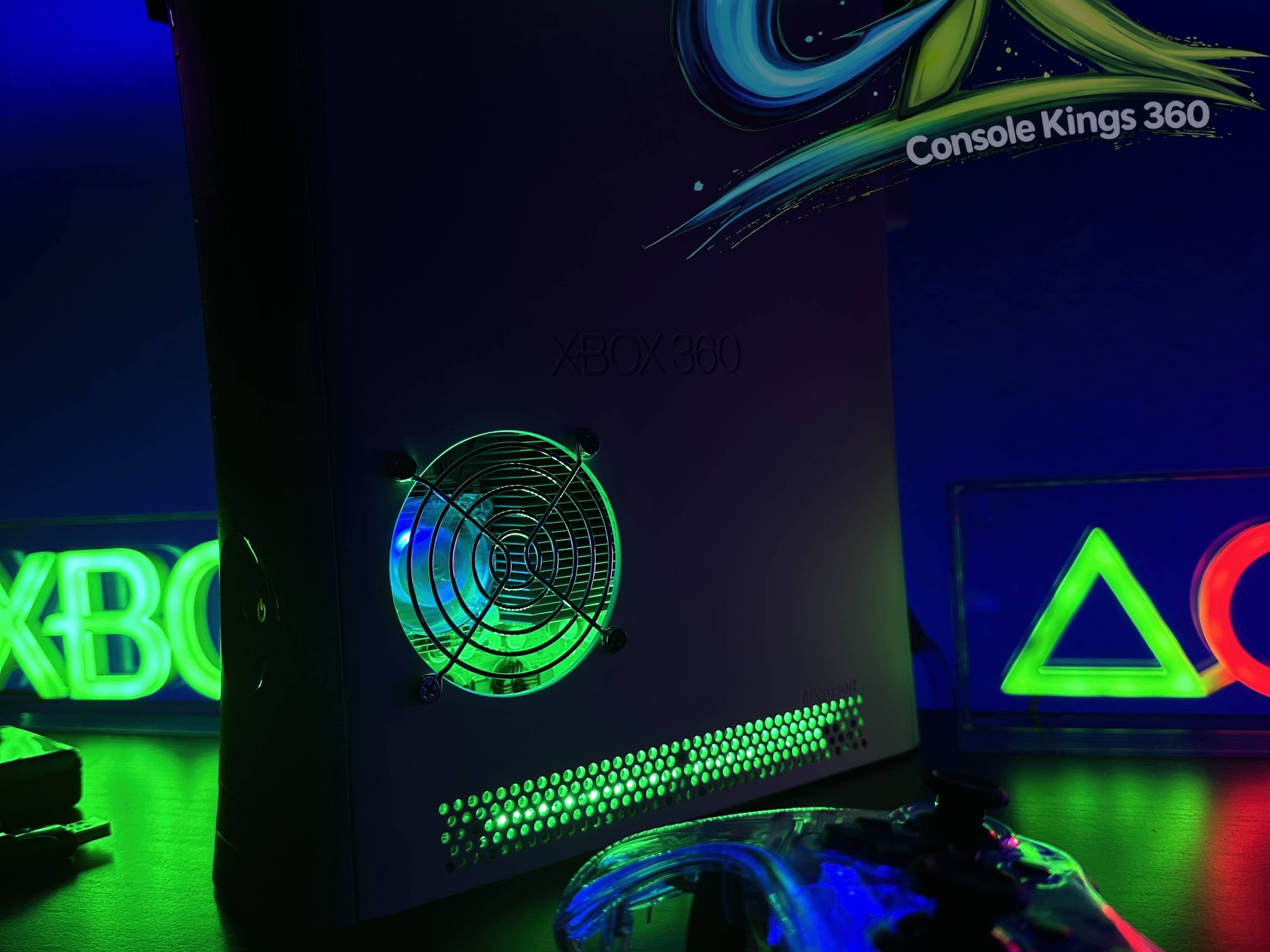 Xbox 360 - RGH3  - Custom LEDs