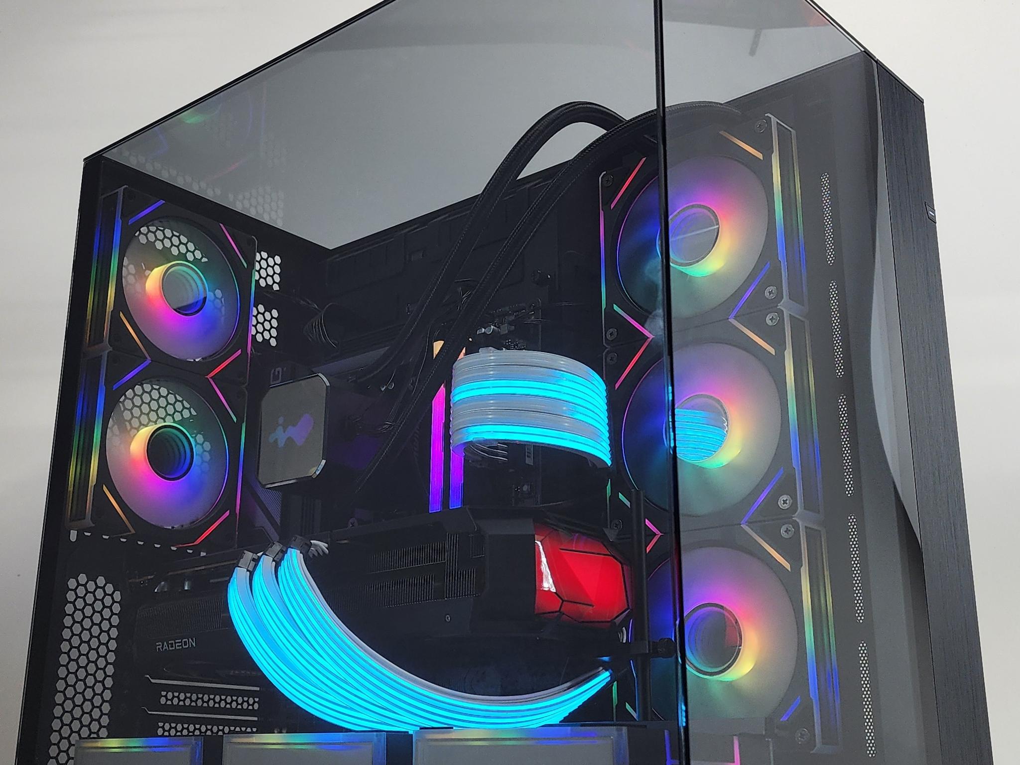 Gaming PC Ryzen 7 9700X 32GB RAM 2TB SSD RX 9070 XT 16GB Windows 11 Computer