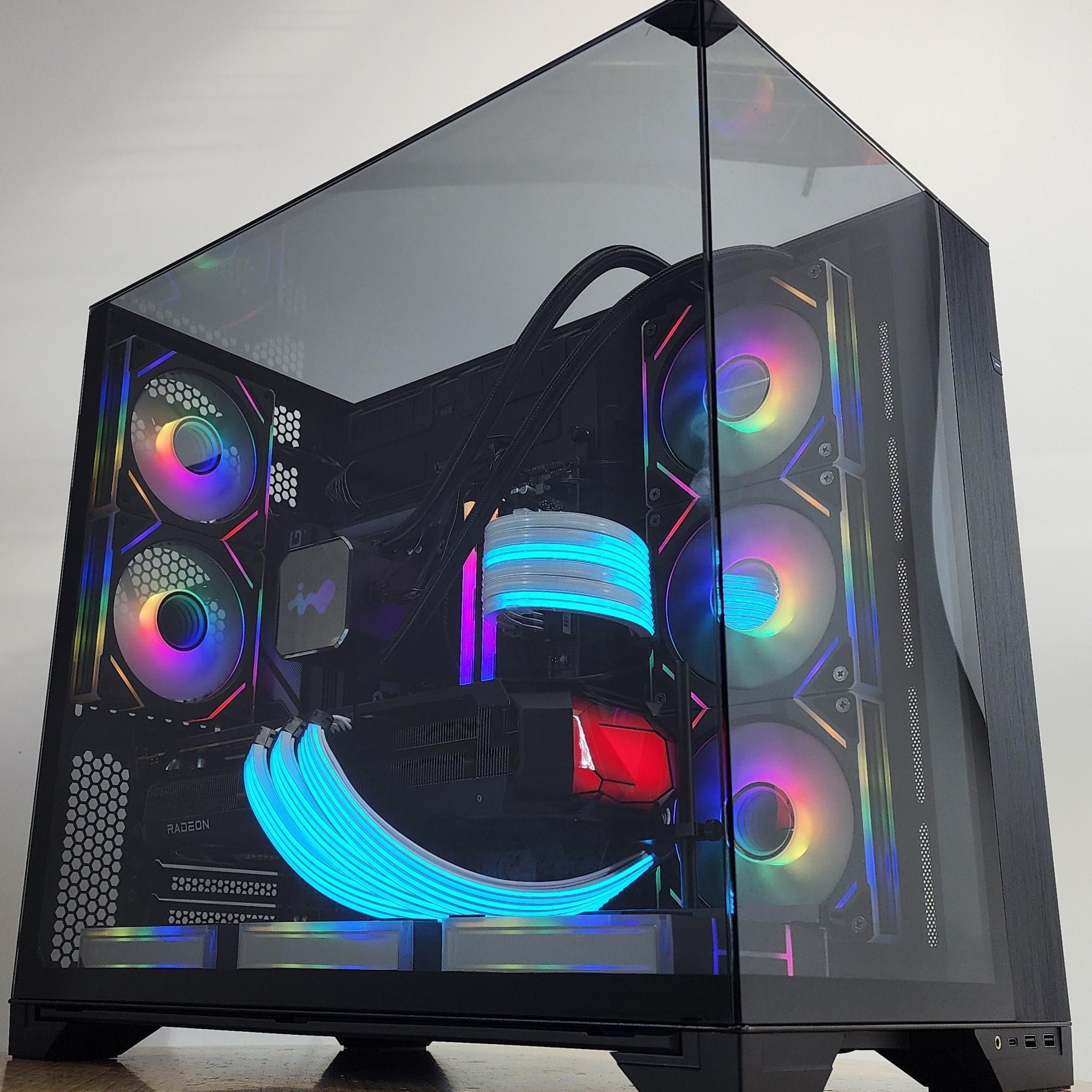 Gaming PC Ryzen 7 9700X 32GB RAM 2TB SSD RX 9070 XT 16GB Windows 11 Computer