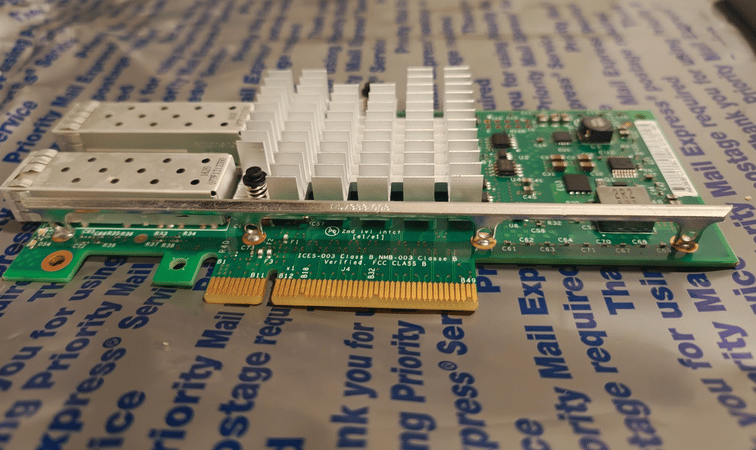 Intel X250-DA2 Dual-Port 10Gb Ethernet + SFP + Server Adapter
