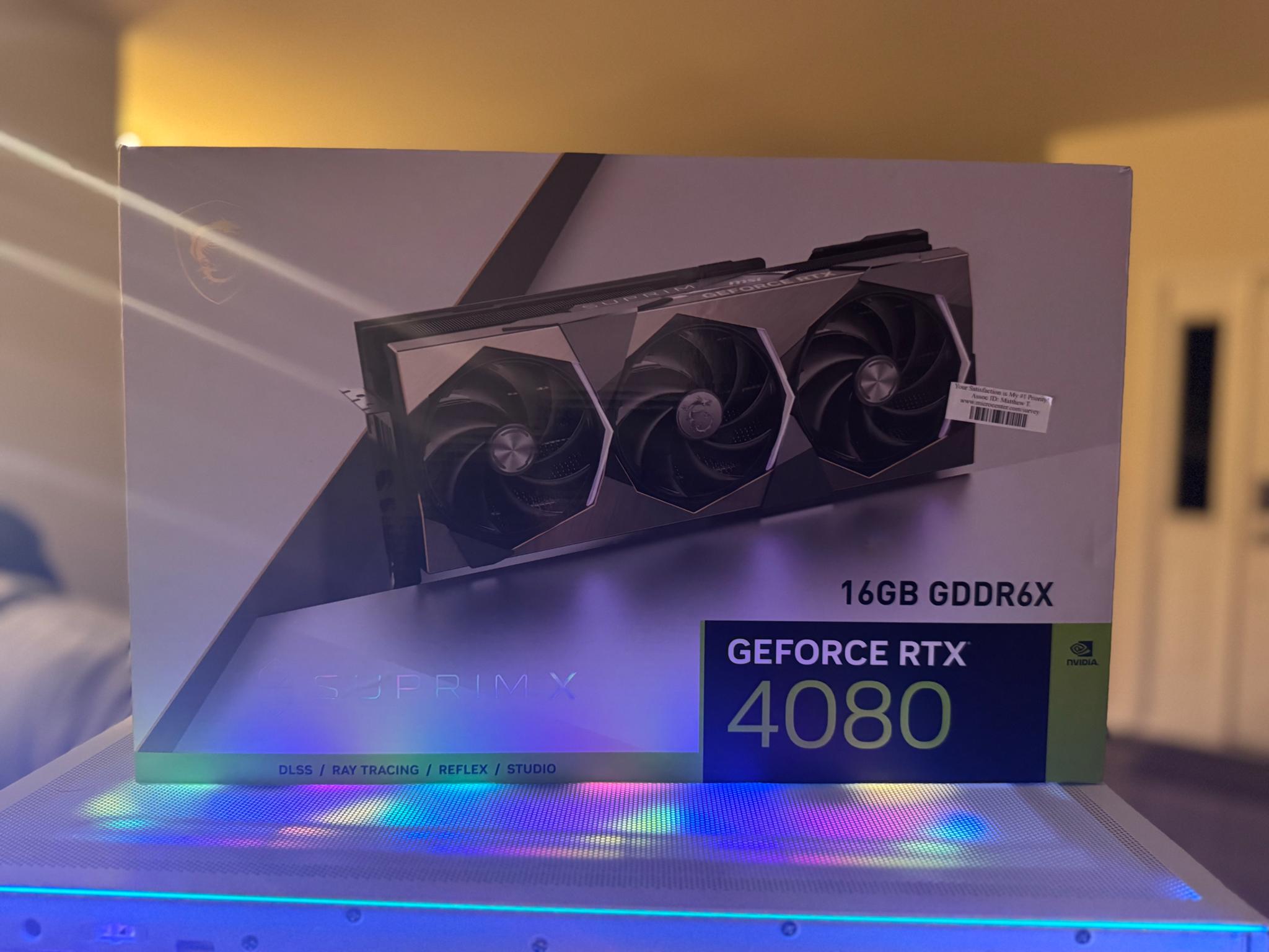 RTX 4080 MSI SUPREME X !!!