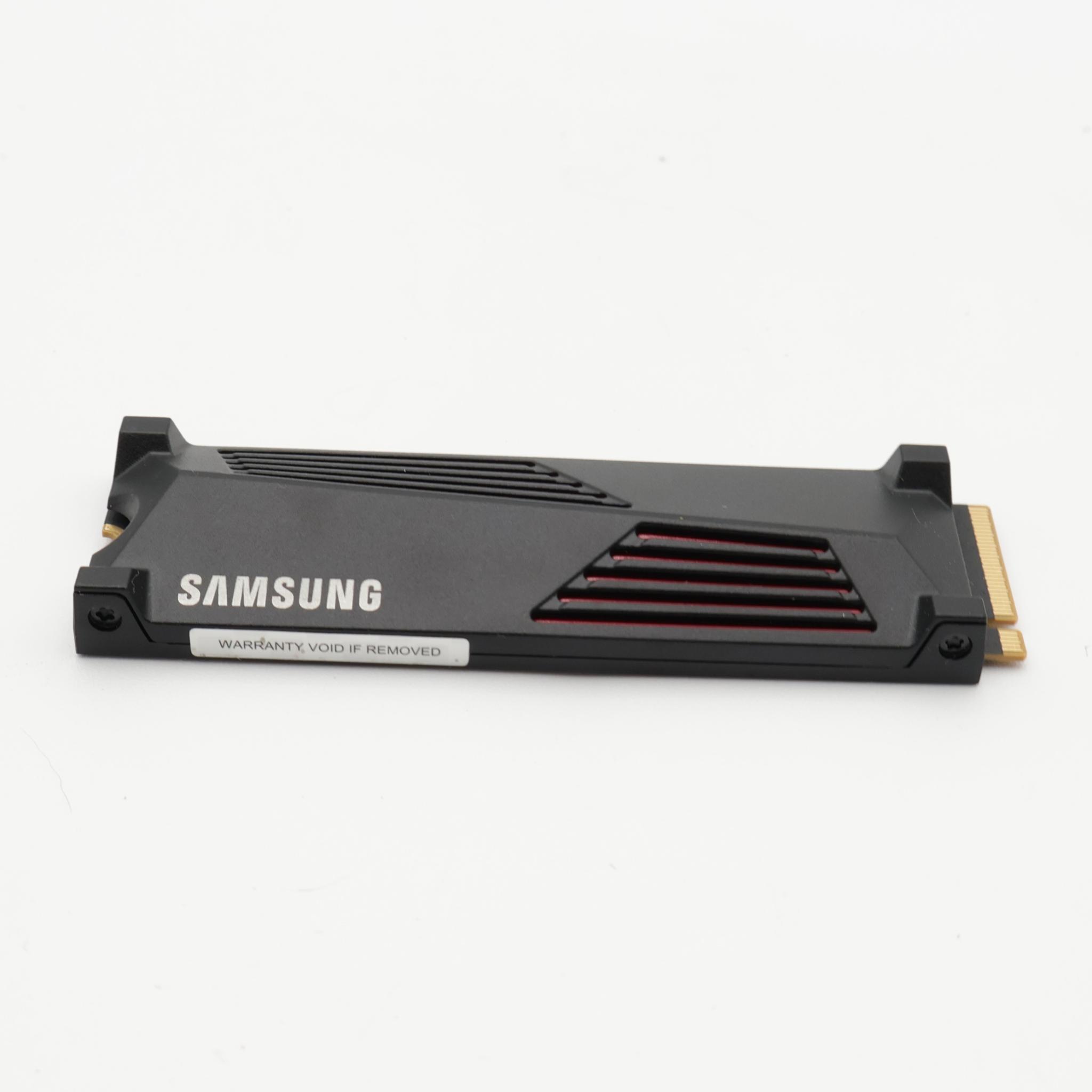 Samsung 990 PRO 4TB NVMe SSD w/Heatsink PCIe 4.0 MZ-V9P4T0CW 100% Health
