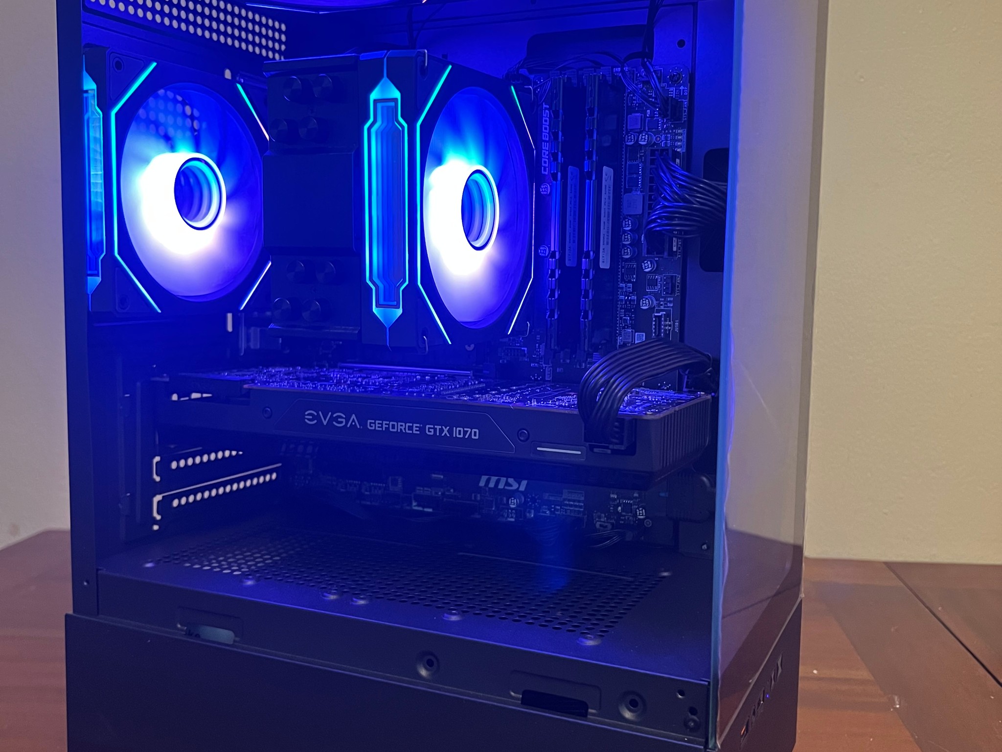 Ryzen R5 2600 Gaming PC GTX 1070 512GB NVME SSD 16GB RAM WIFi WINDOWS 11 Pro