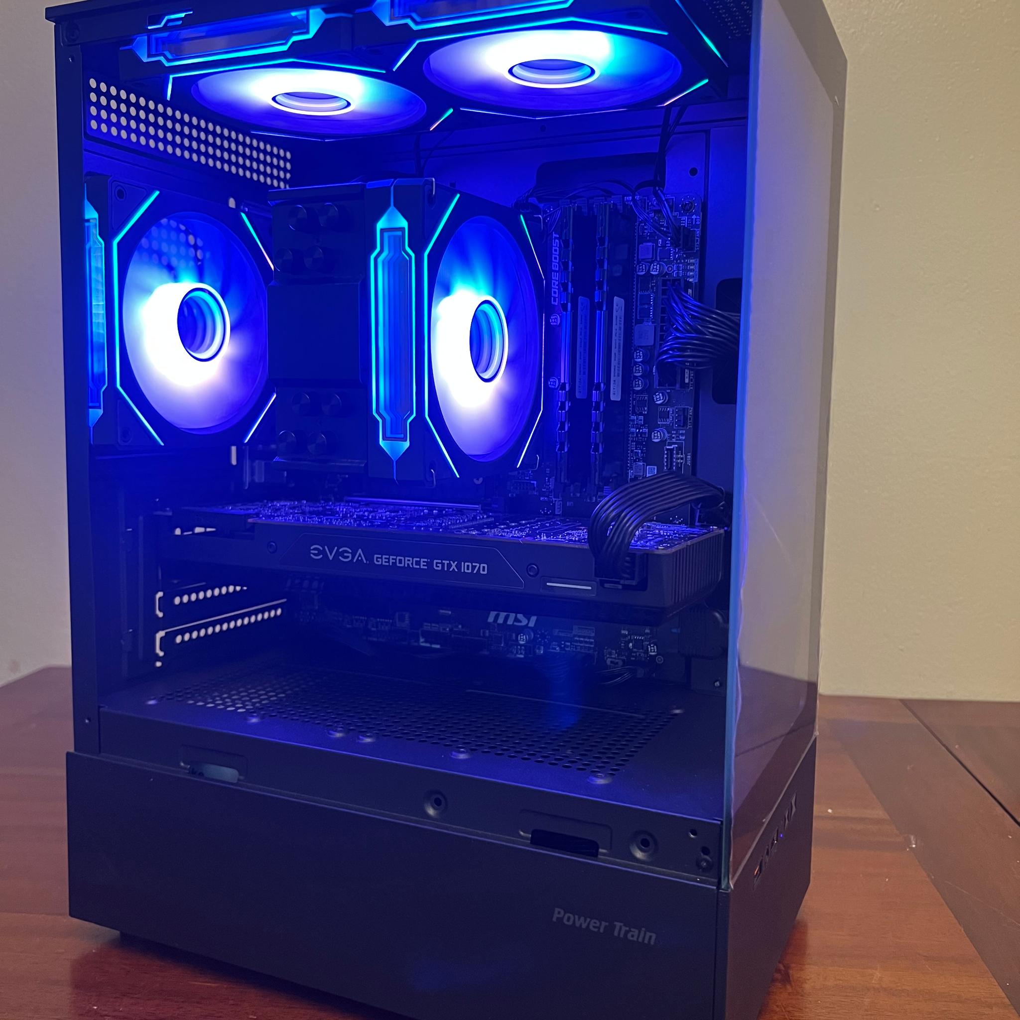 Ryzen R5 2600 Gaming PC GTX 1070 512GB NVME SSD 16GB RAM WIFi WINDOWS 11 Pro