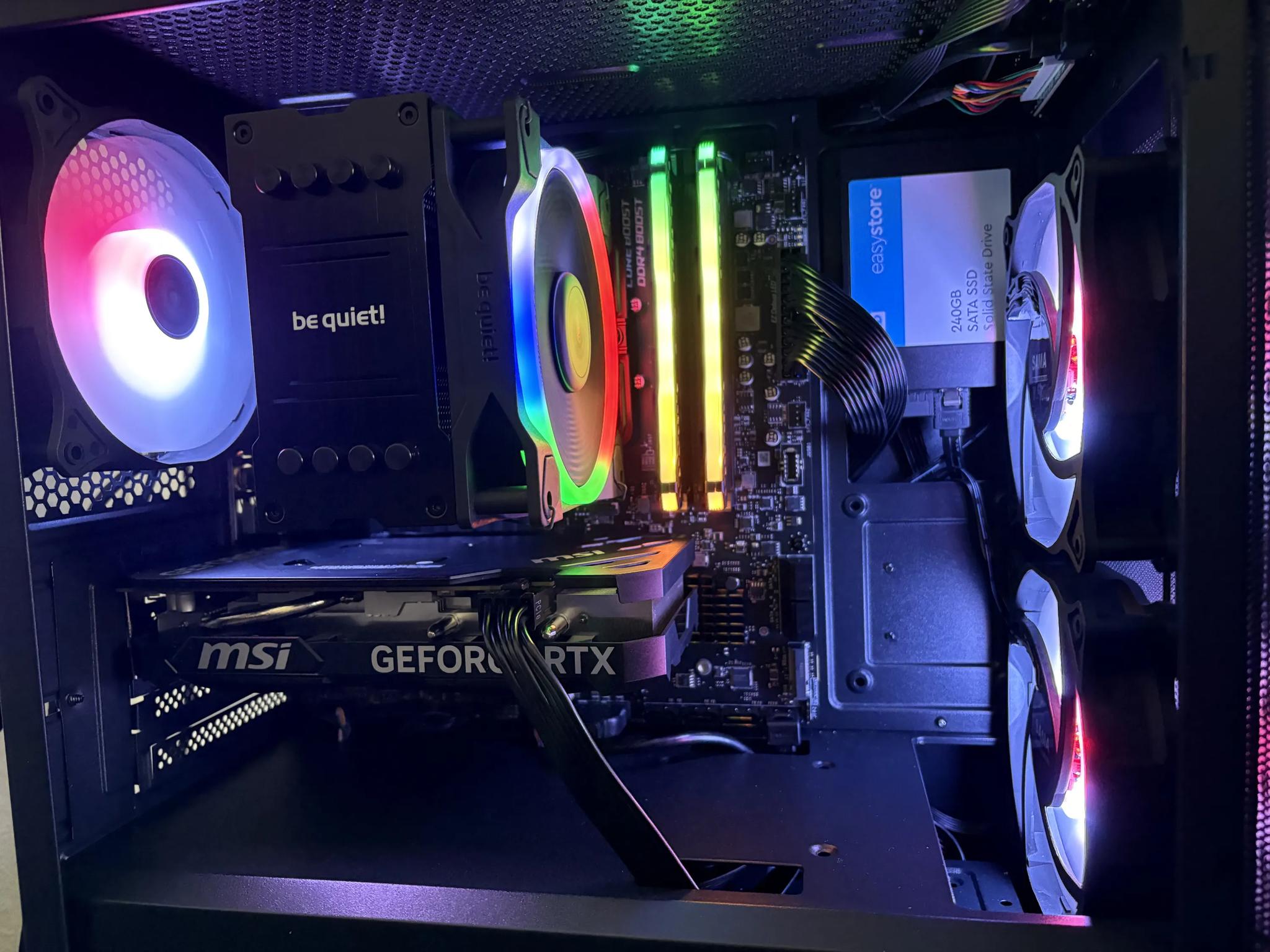 Fortnite Ready 1080P/1440P Custom Gaming PC | 5600x 4060