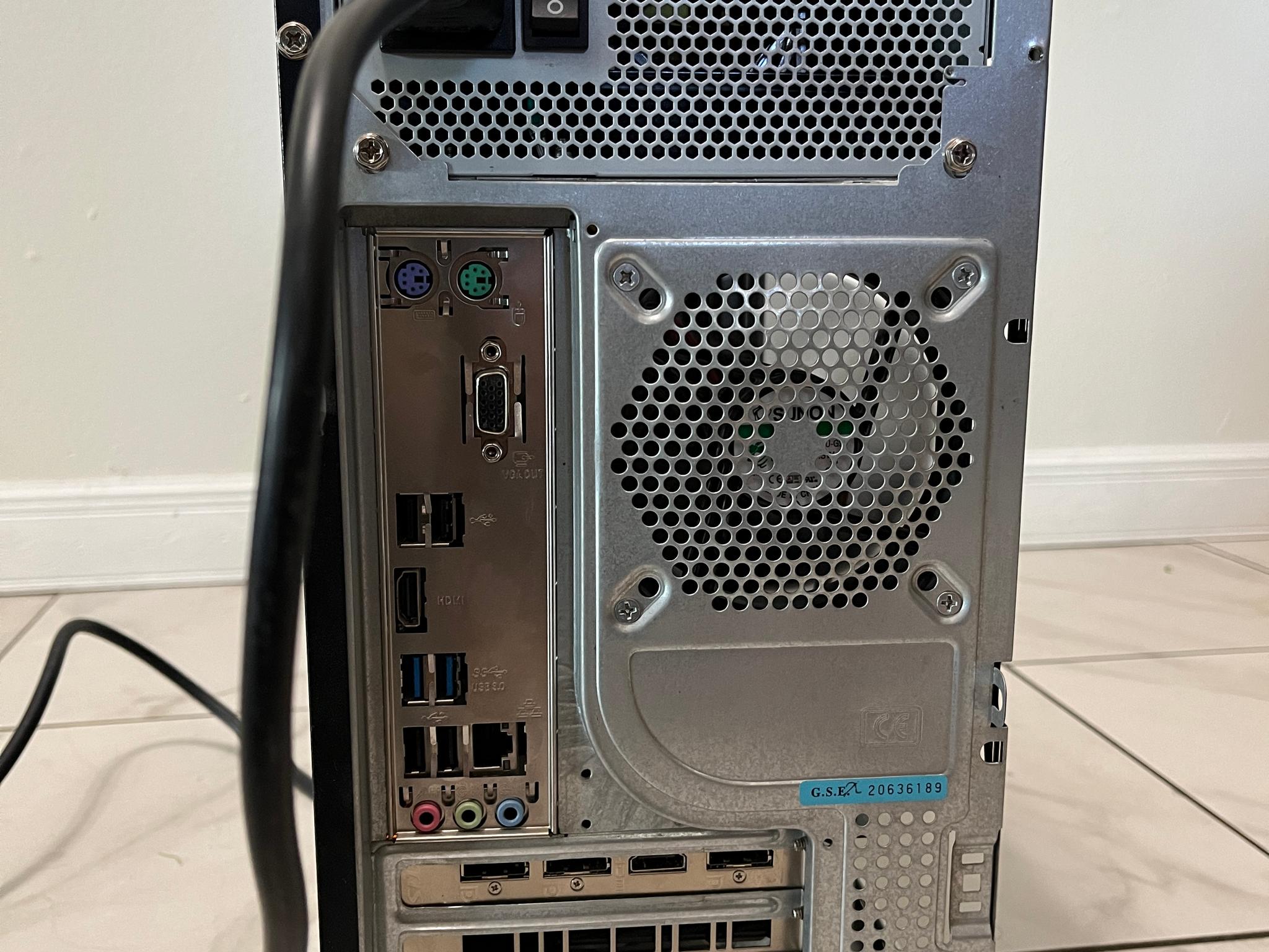 NVIDIA RTX 2060, Intel i7-7700, 16GB RAM, 2.2TB Storage - Gaming PC w/Wi-Fi, BT