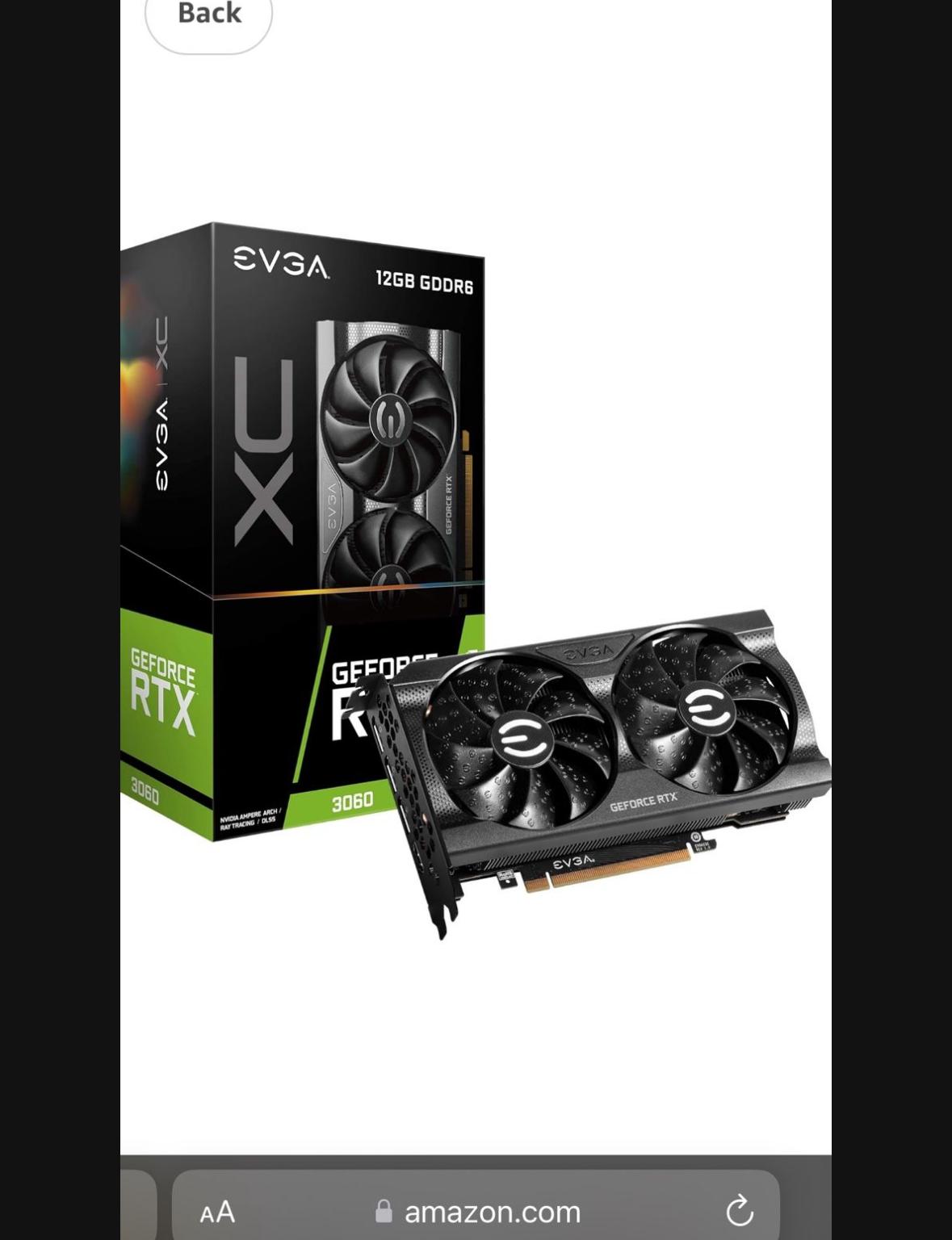 Evga 3060 Xc Graphic Card