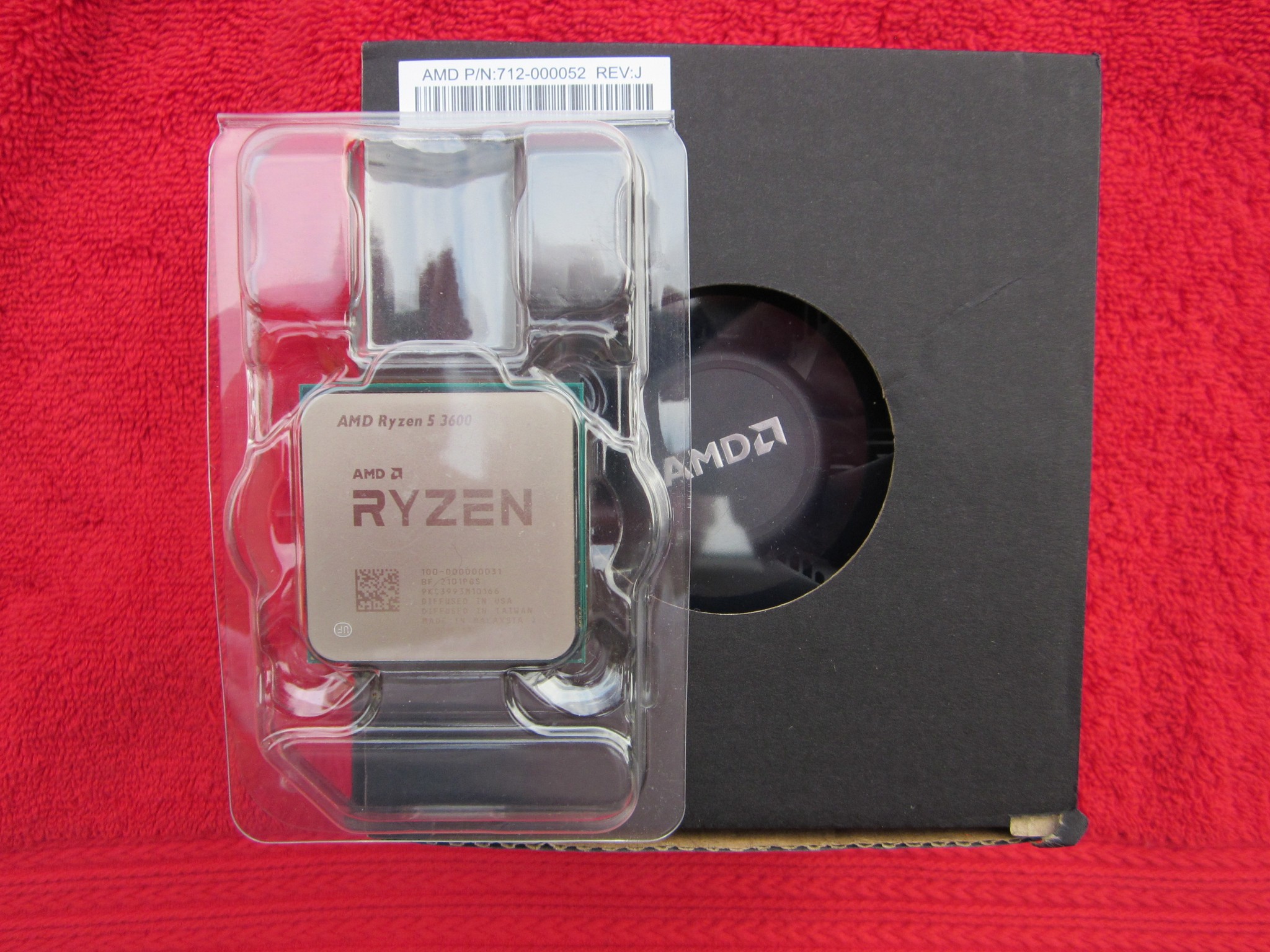 AMD Ryzen 5 3600 3.6GHz AM4 CPU with Cooler