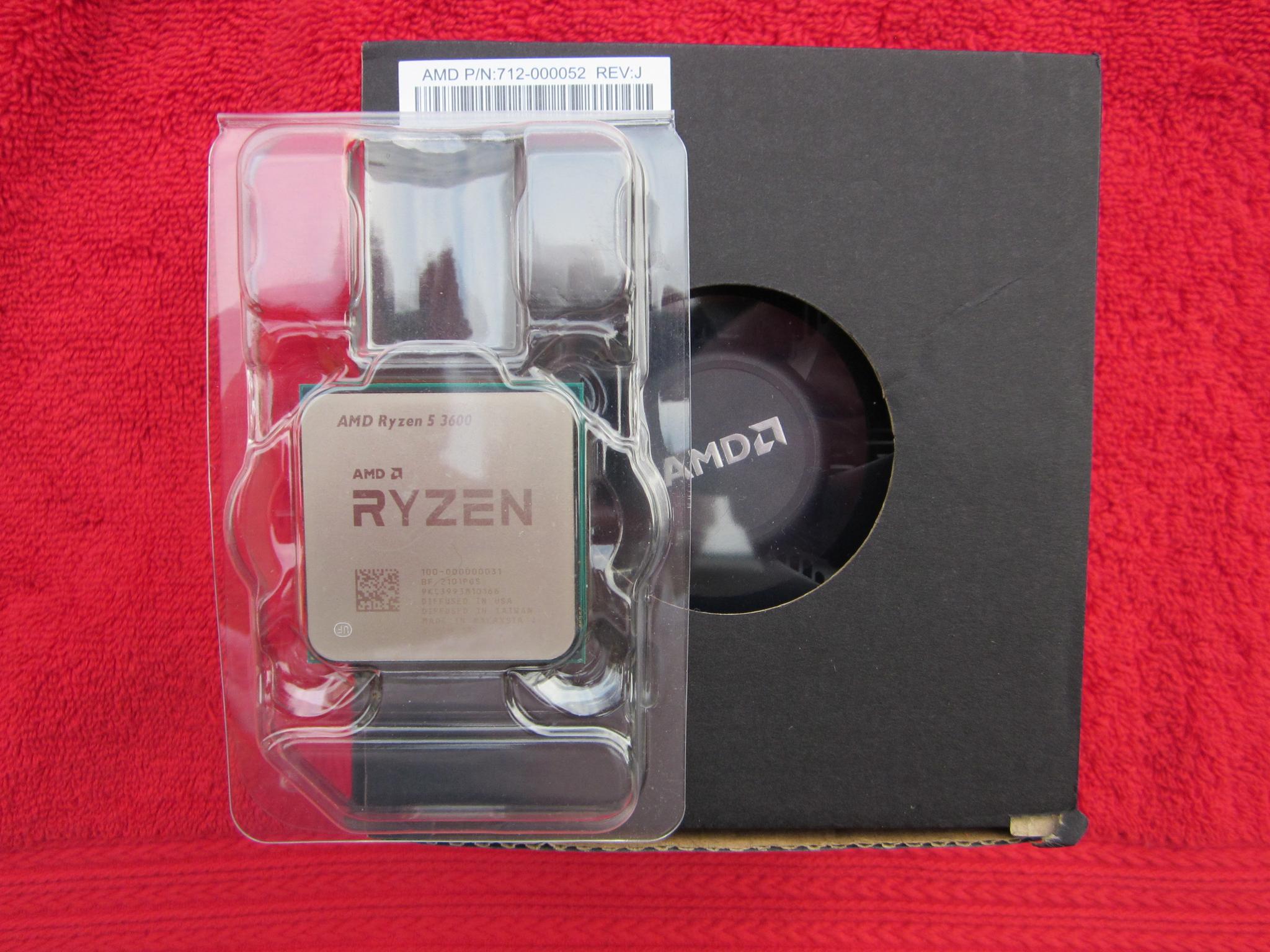 AMD Ryzen 5 3600 3.6GHz AM4 CPU with Cooler