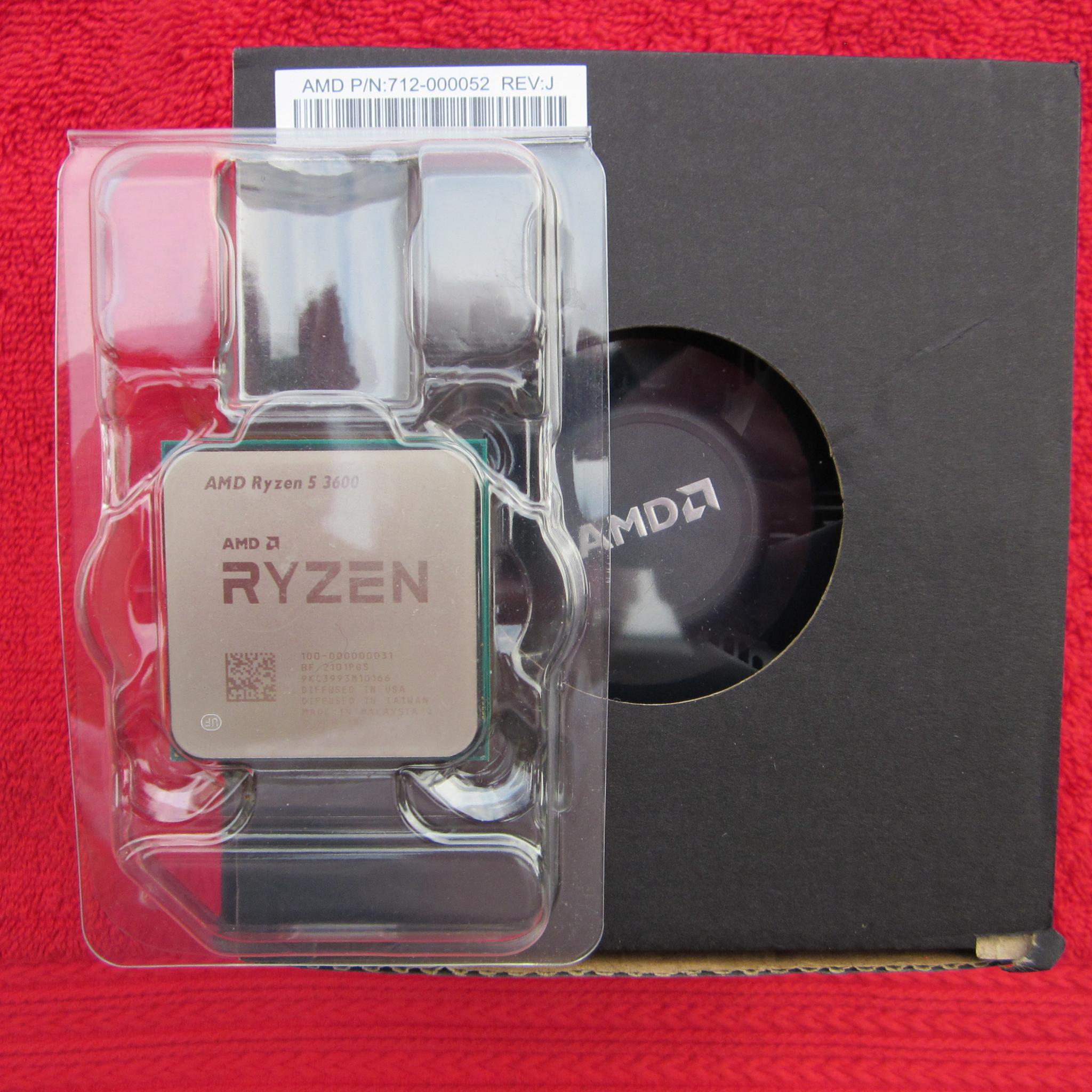 AMD Ryzen 5 3600 3.6GHz AM4 CPU with Cooler