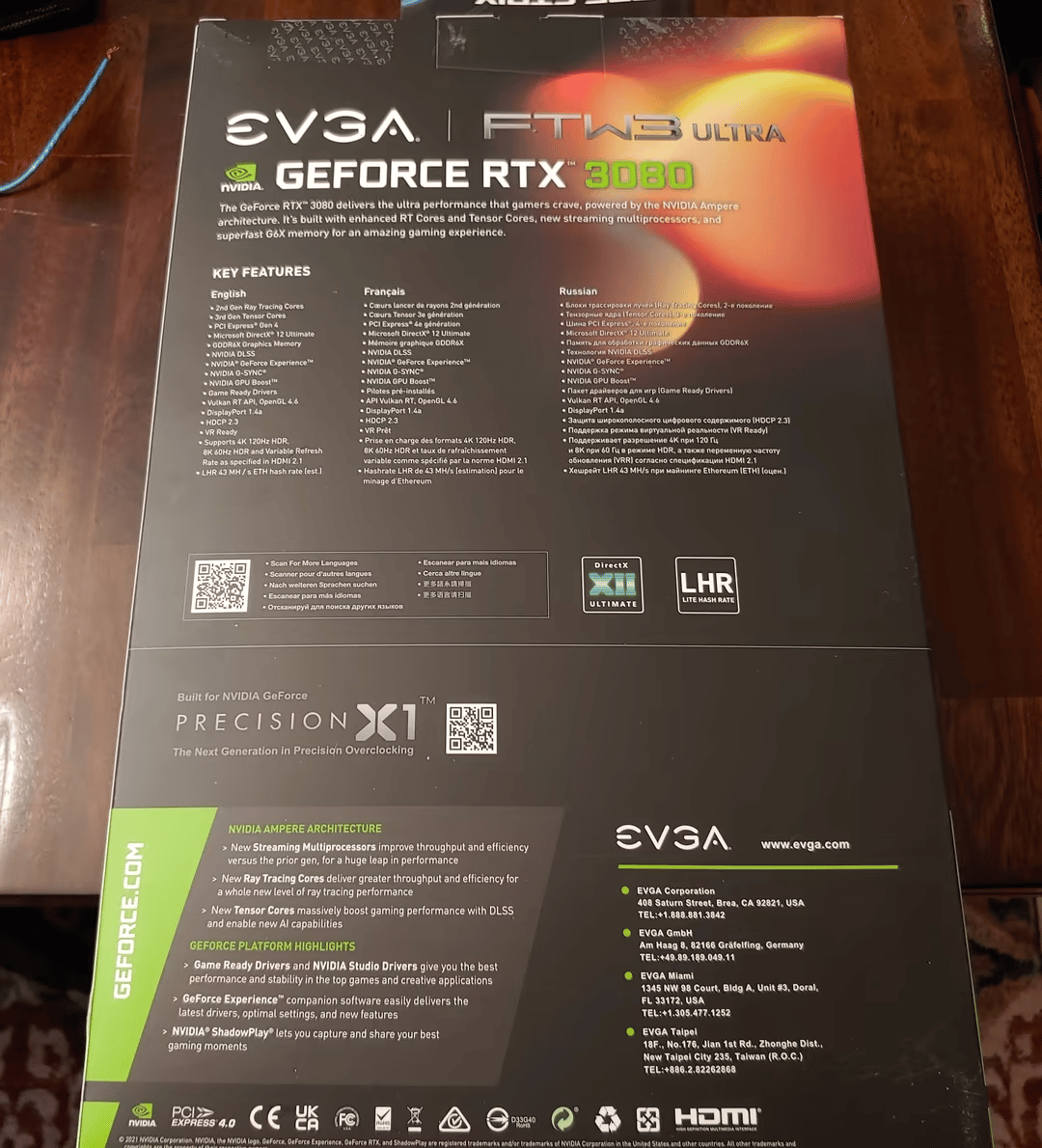 NEW EVGA GeForce RTX 3080 FTW3 ULTRA 10 GB GDDR6X