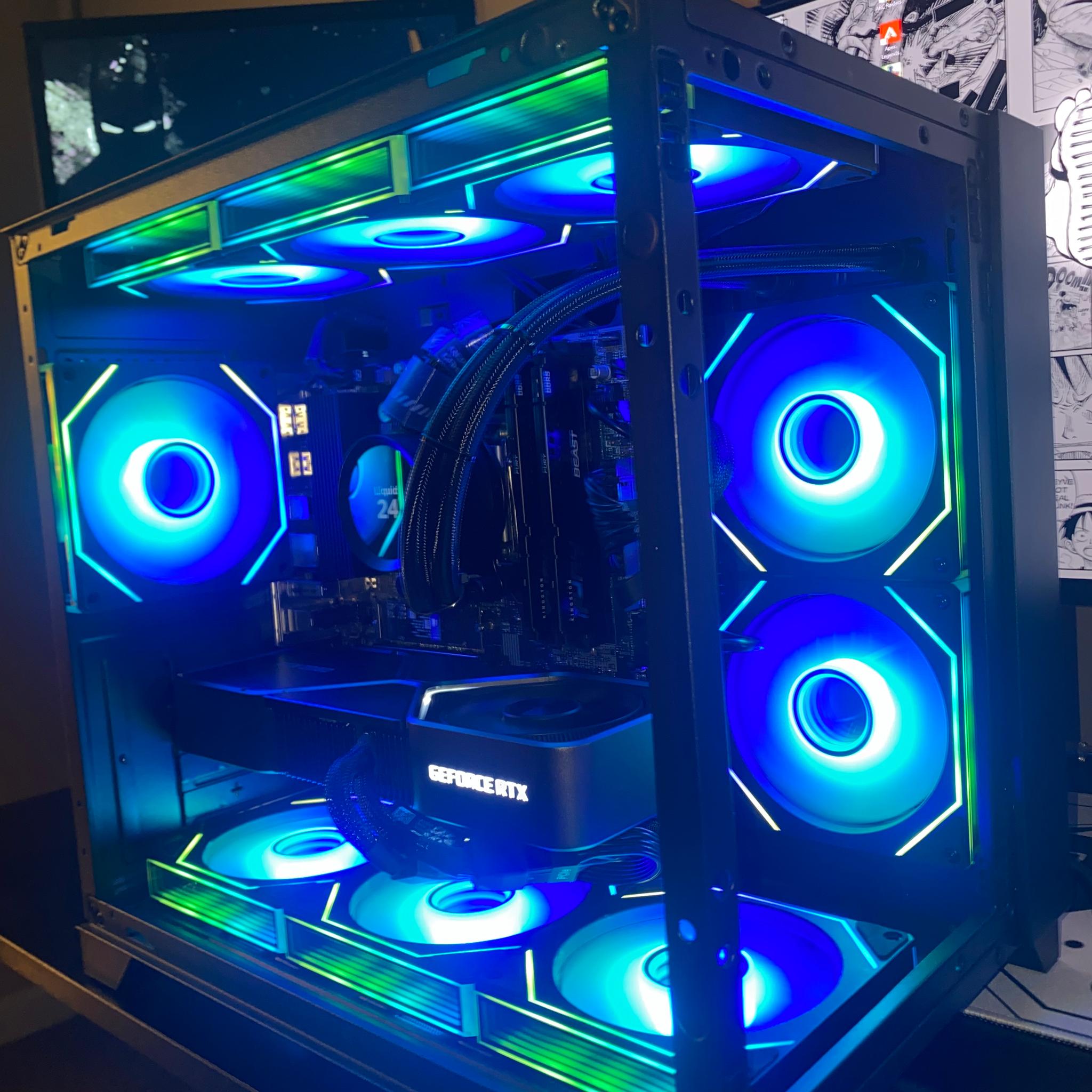 MATX 1440p beast AM5 Custom Build | AMD Ryzen 5 7500x3D | NVIDIA RTX 3080 FE | 32GBs DDR5
