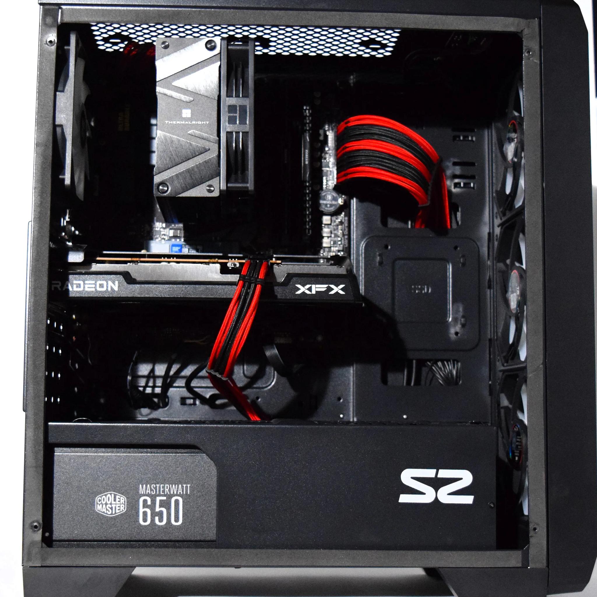 On Sale! Custom Made Gaming PC, Ryzen 5 5600X - XFX RX 6600, 16gb 3200/MT RAM, 512 Gb NVME