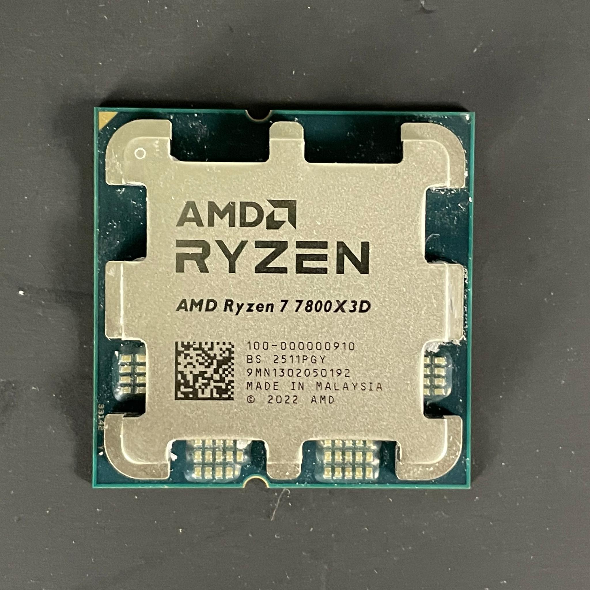 AMD Ryzen 7 7800X3D 8-Core, 16-Thread Desktop Processor CPU | *Read Description | Free Shipping