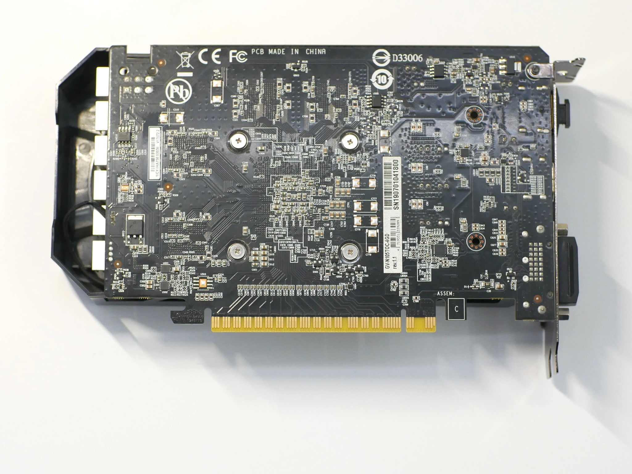 GIGABYTE GeForce GTX 1050 TI 4gb Graphics Card GPU