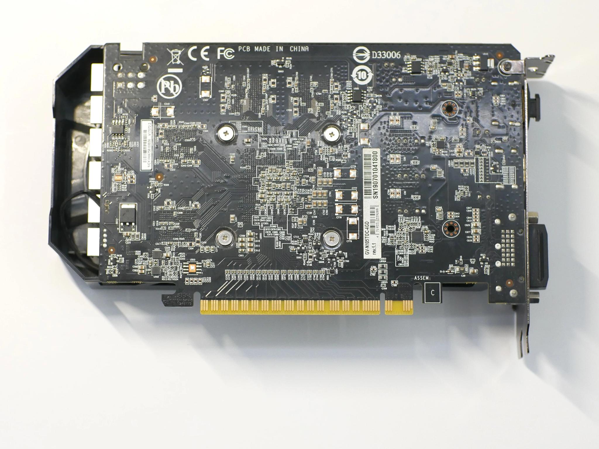 GIGABYTE GeForce GTX 1050 TI 4gb Graphics Card GPU