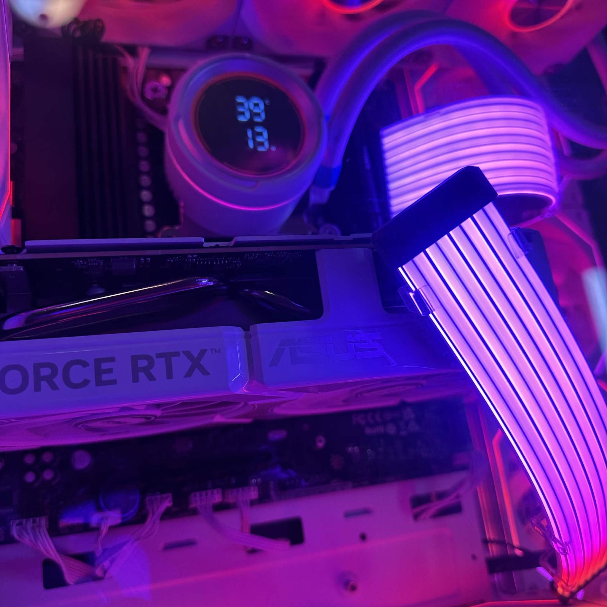 Custom White All New Gaming PC RTX 5060 Gaming PC | Ryzen 5 7500X3D | 1TB SSD