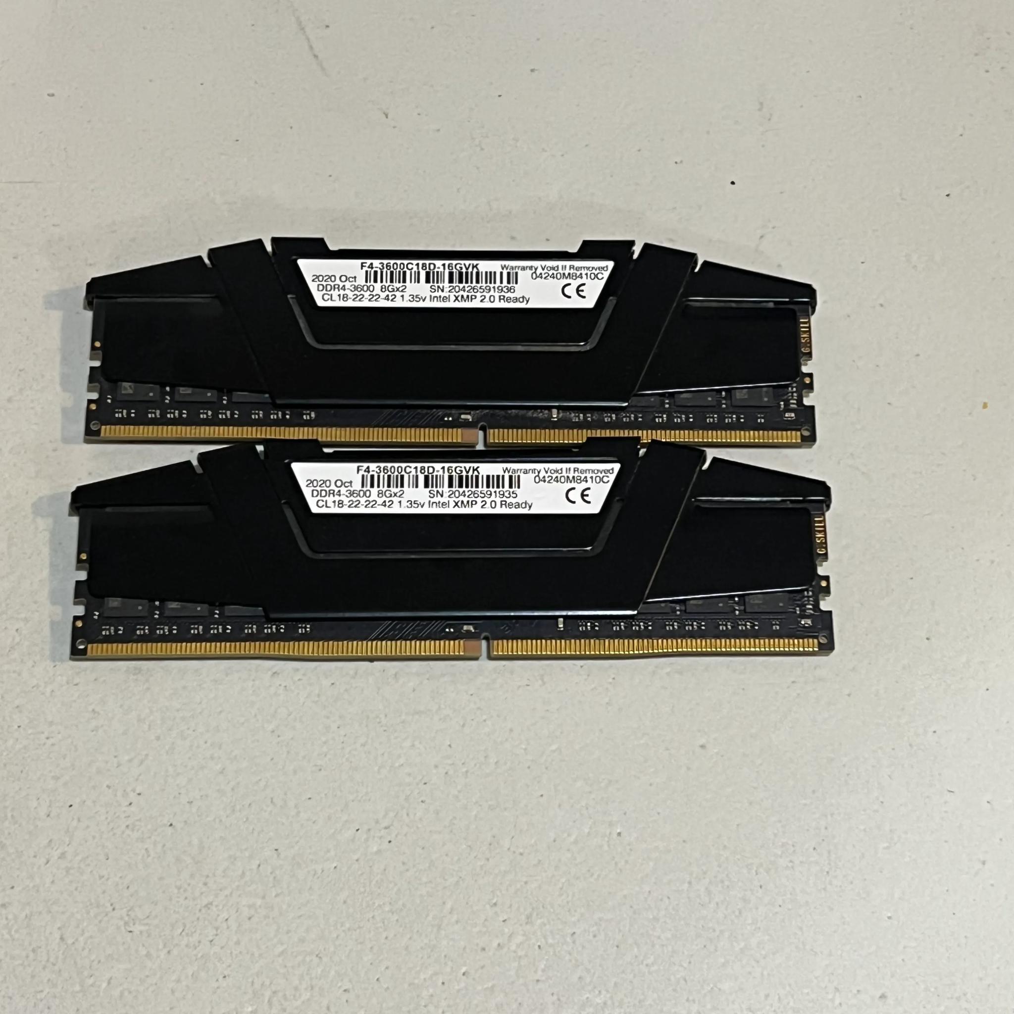 G.SKILL DDR4 16GB(8GB*2) 3600Mhz