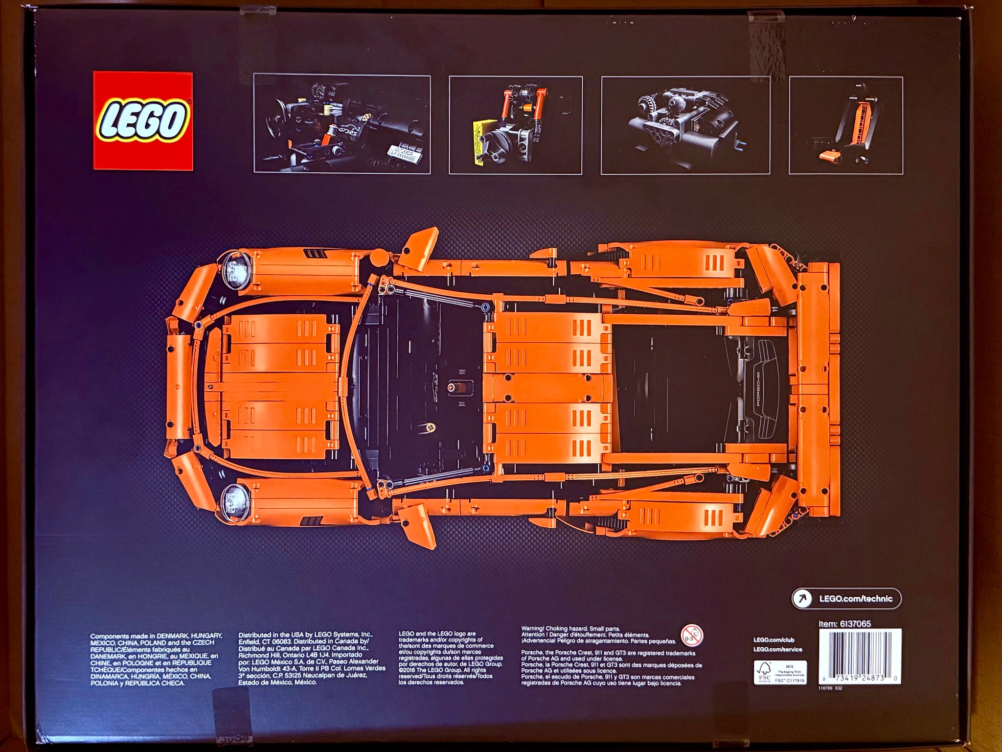 LEGO Technic Porsche 911 GT3 RS (Set 42056) | 2704 pieces | New CIB
