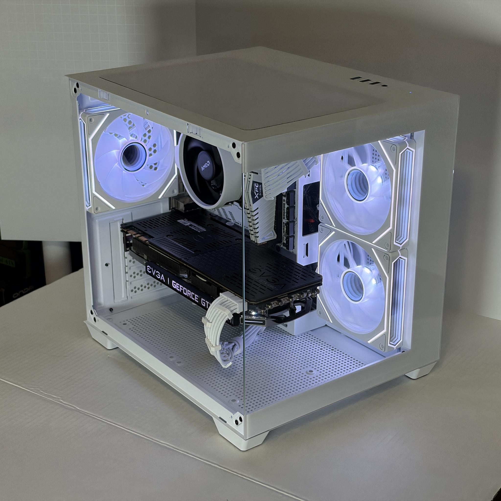 🔥 GTX 1080 Ti + Ryzen 5 5500 – White Gaming PC – 1080p Ultra / 1440p Ready | 1TB NVMe | 16GB RAM