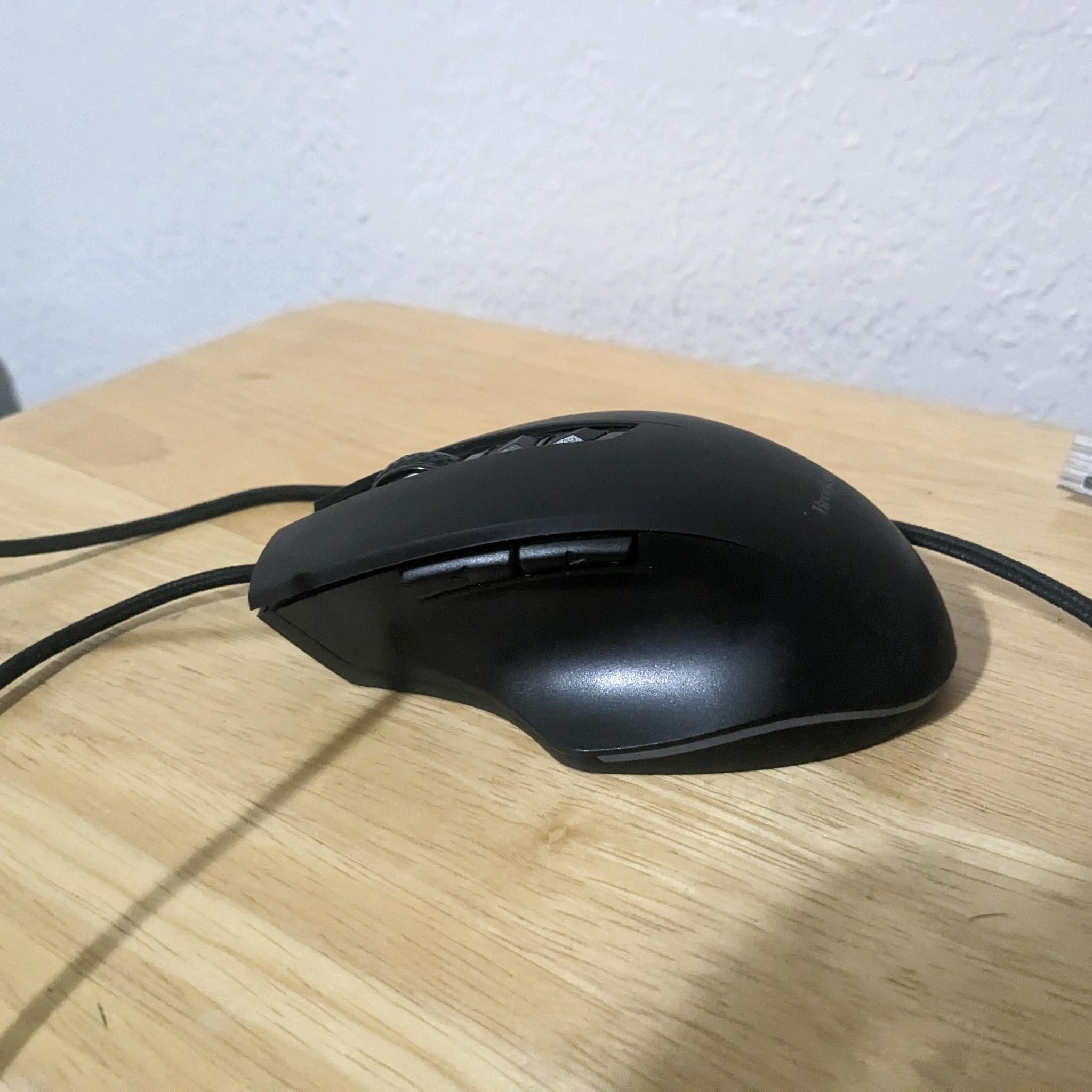 Wired Mouse With Side Buttons