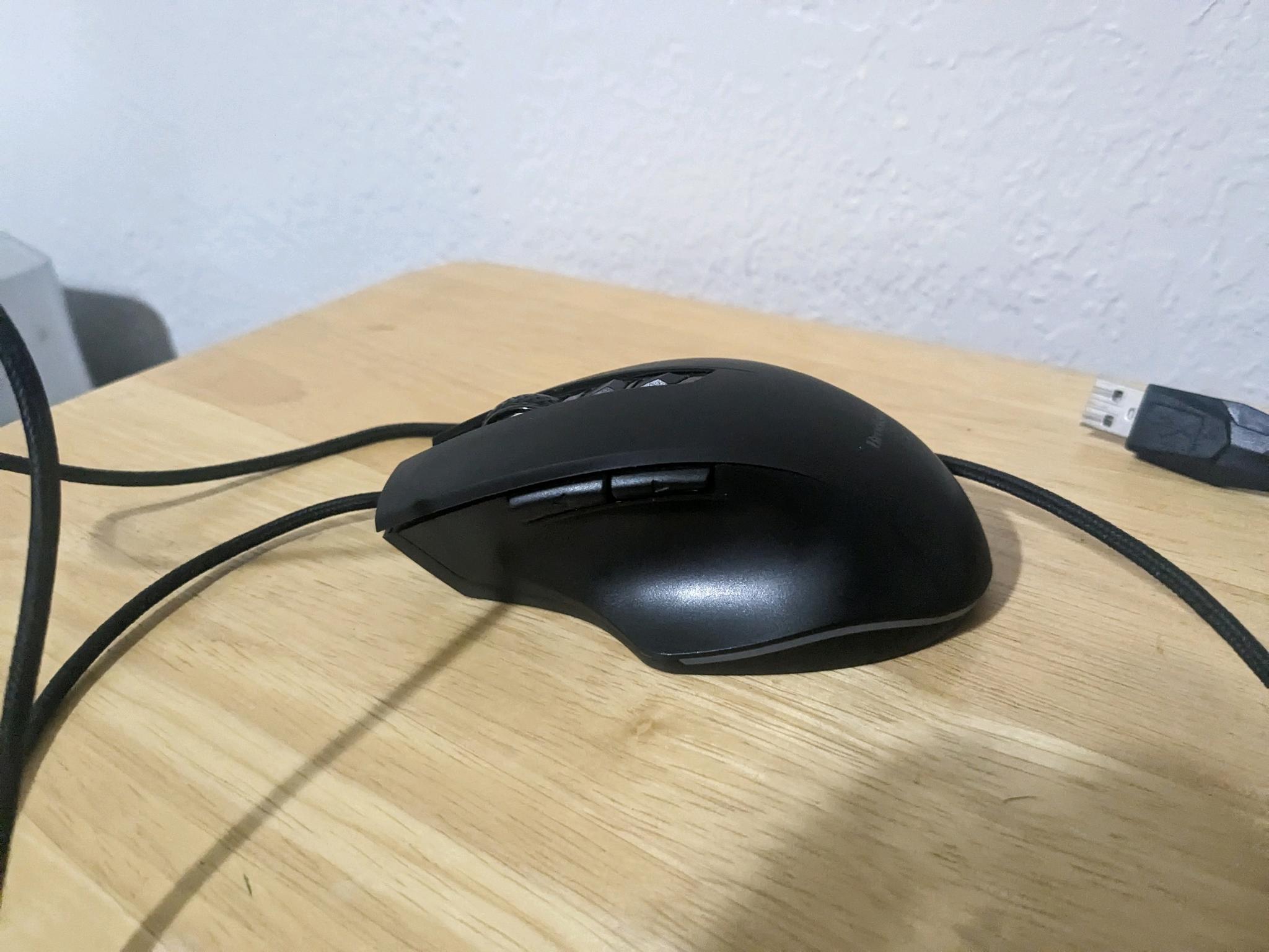 Wired Mouse With Side Buttons