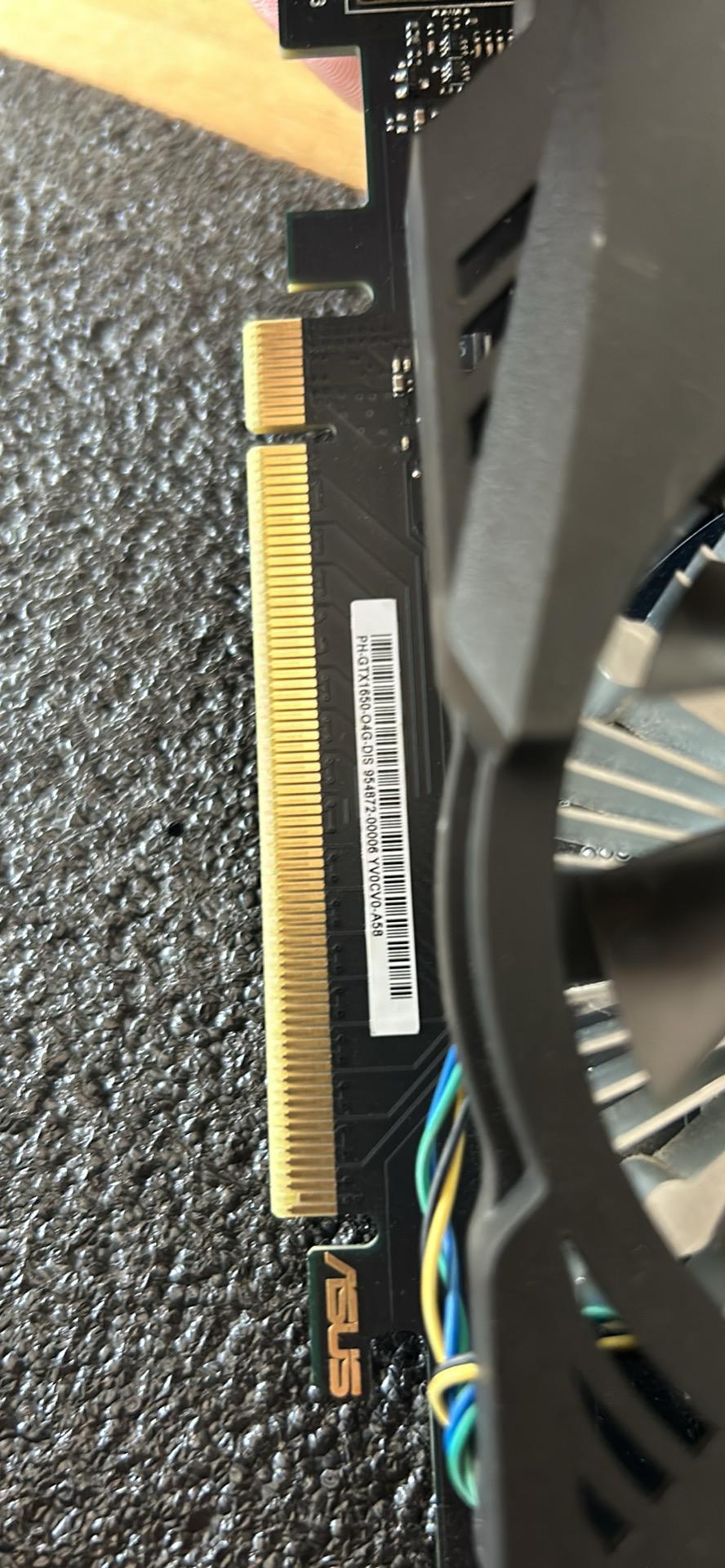 Asus GTX 1650 4 gb OC Edition Gaming Graphics card