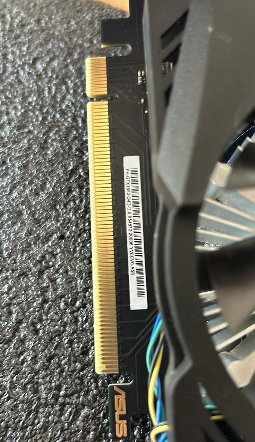 Asus GTX 1650 4 gb OC Edition Gaming Graphics card
