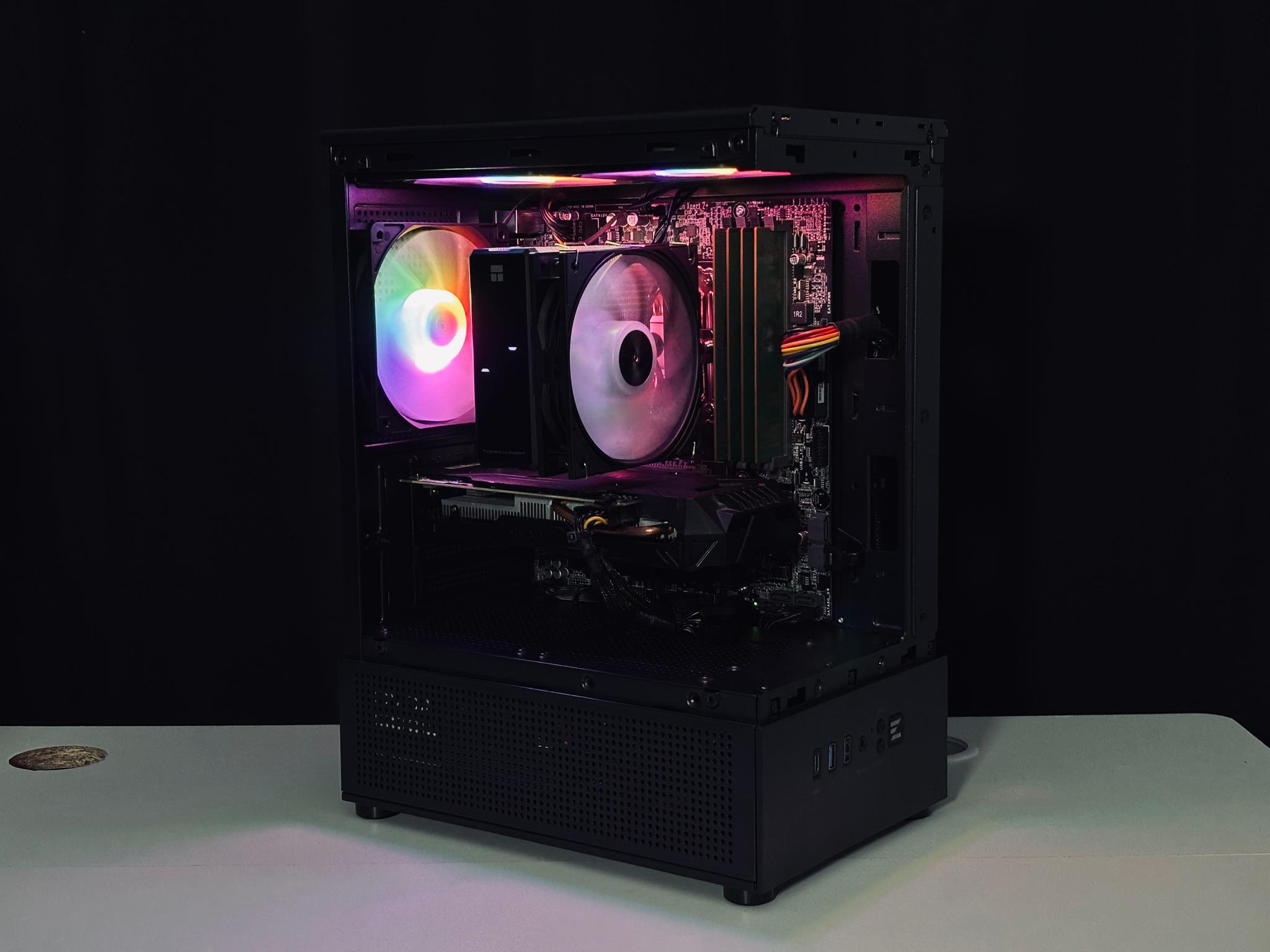 💚🍀☁️ Black Gaming PC - GTX 1060 / I7 6700 / 16GB RAM / 1TB HHD / WIFI + BT ☁️🍀💚