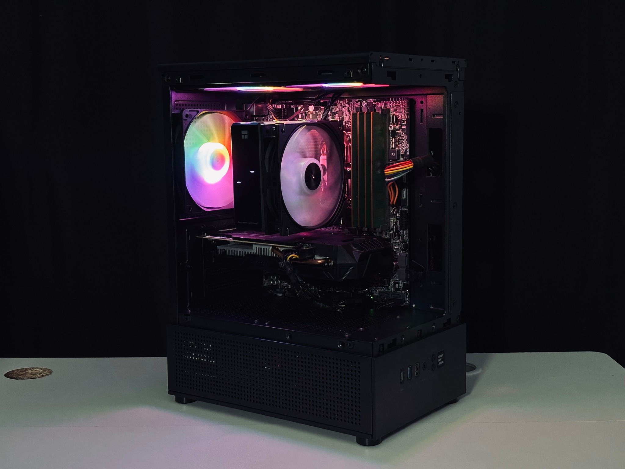 💚🍀☁️ Black Gaming PC - GTX 1060 / I7 6700 / 16GB RAM / 1TB HHD / WIFI + BT ☁️🍀💚