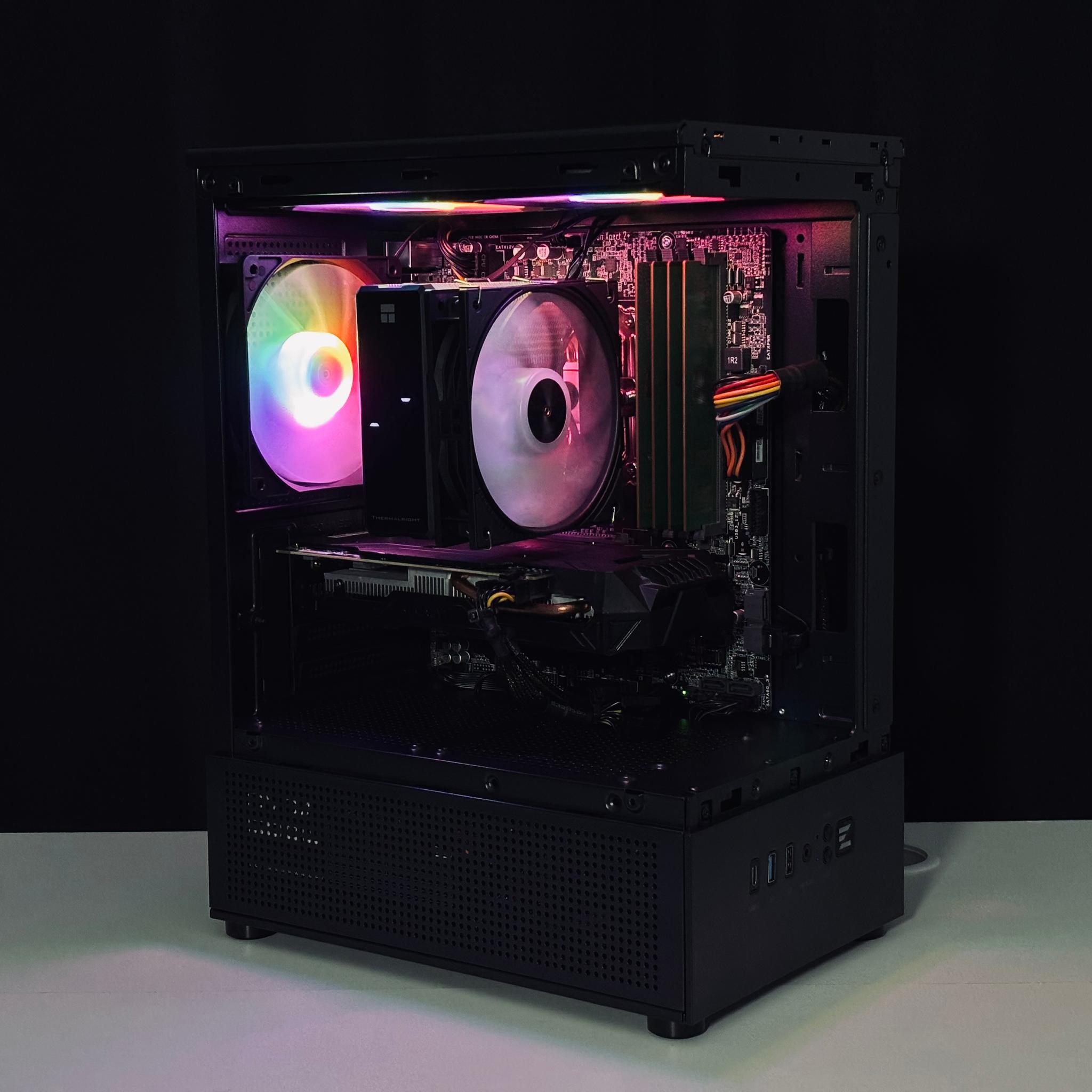 💚🍀☁️ Black Gaming PC - GTX 1060 / I7 6700 / 16GB RAM / 1TB HHD / WIFI + BT ☁️🍀💚