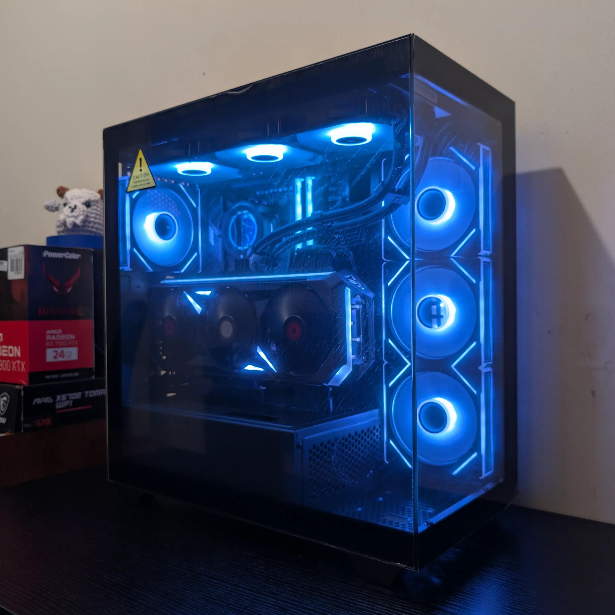 🔥🐈‍⬛ 4K Gaming Beast | RX 7900XTX | Ryzen 9 7900X | 2TB SSD | 32GB RAM | WiFi 6 & Bluetooth 🐈‍⬛🔥