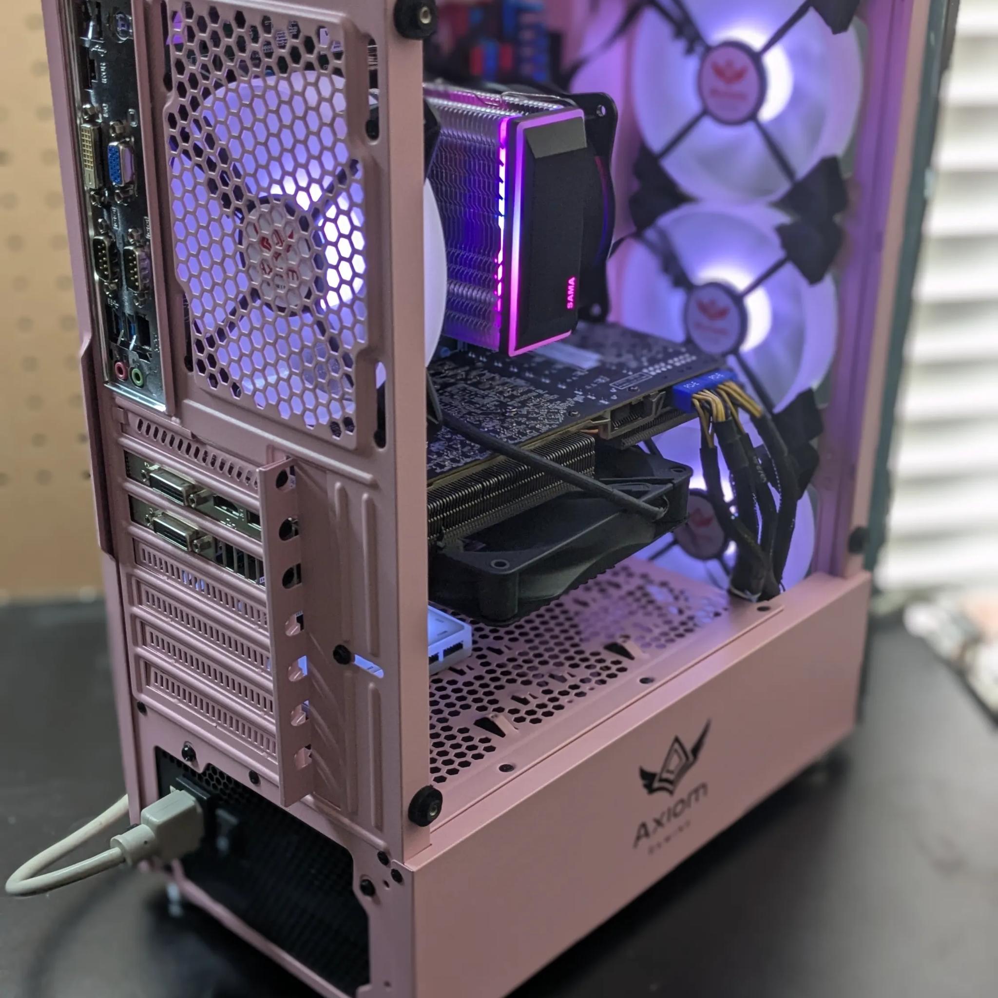 Obnoxiously Pink | 120 FPS Fortnite| Xeon (same as i7), 16GB RAM, 500GB SSD, R9 290 4GB, RGB, Wifi