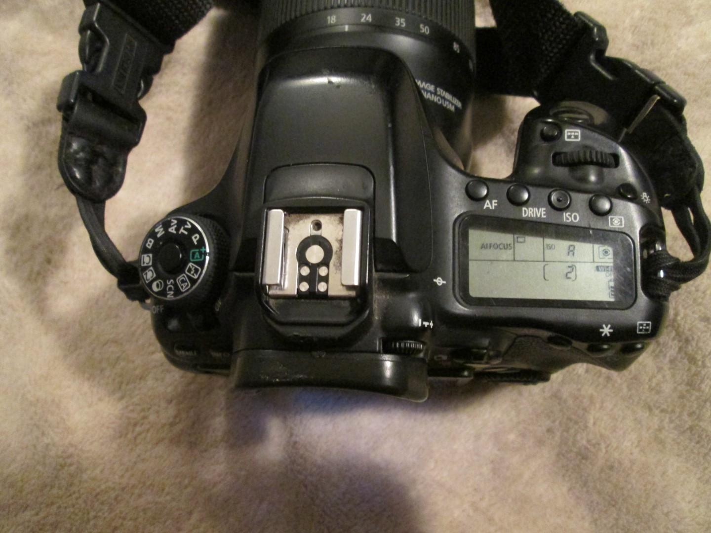 Canon EOS 80D With Lens, Protective Case And Accessories