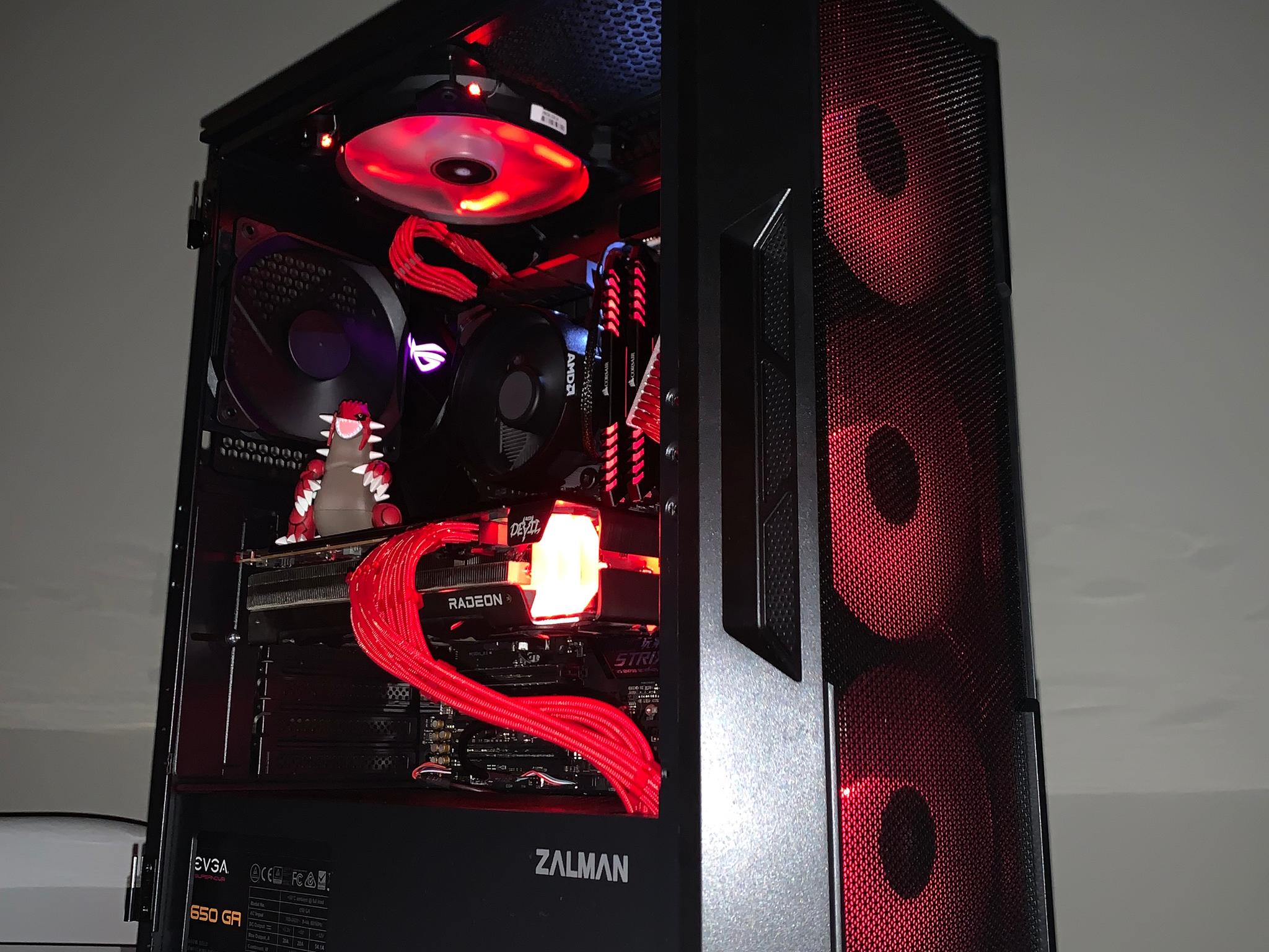 6600 XT + Ryzen 5 3600 Red Devil CUSTOM BUILD - All AMD Gaming PC - Comes with Groudon Figurine!!!
