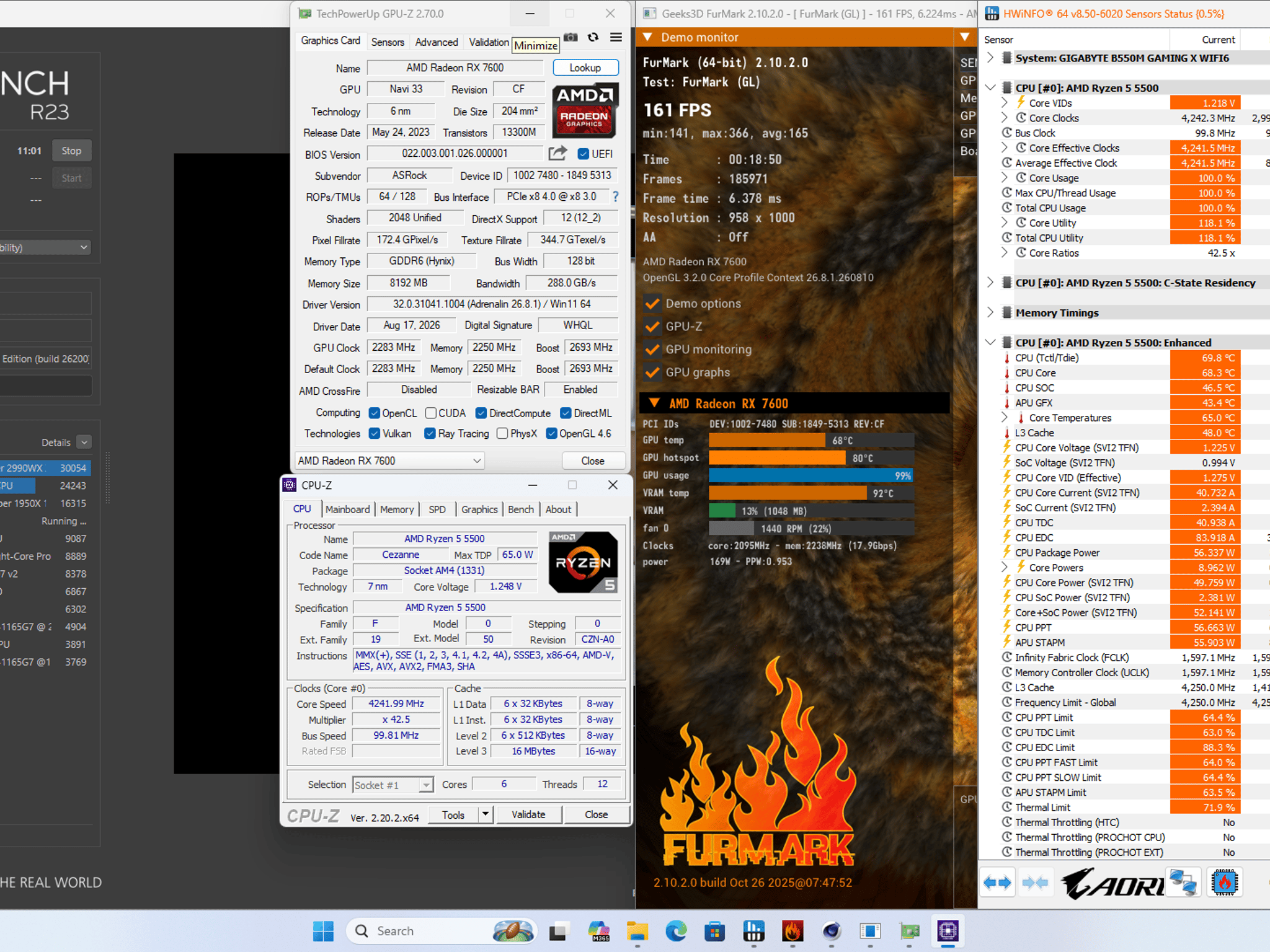 Gaming PC | RX 7600 | Ryzen 5 5500 | 16GB | 512GB NVME SSD