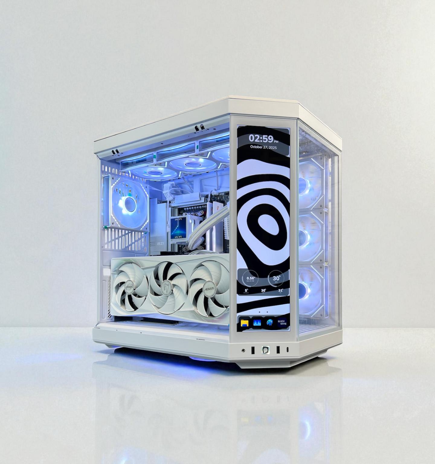 The Touch👈 RTX 5080 Master ICE ❄️ Ryzen 7 9800X3D ❄️ 64GB RAM ❄️ 4TB M.2 ❄️ WIFI 7 🎮 Game Bundle