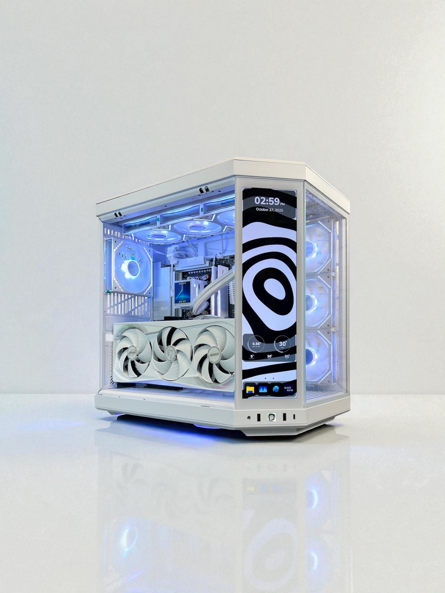 The Touch👈 RTX 5080 Master ICE ❄️ Ryzen 7 9800X3D ❄️ 64GB RAM ❄️ 4TB M.2 ❄️ WIFI 7 🎮 Game Bundle