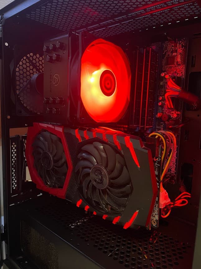 WARZONE Gaming Desktop PC Intel i5 Quad 16 GB SSD RX 470 4GB HDMI WIN 10 PRO