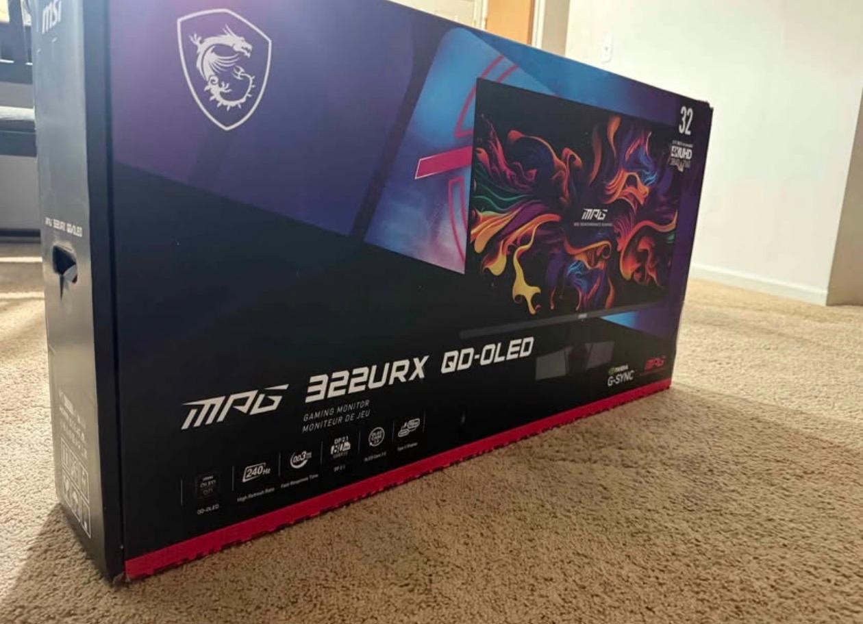 MSI MPG 322URX QD-OLED Gaming Monitor