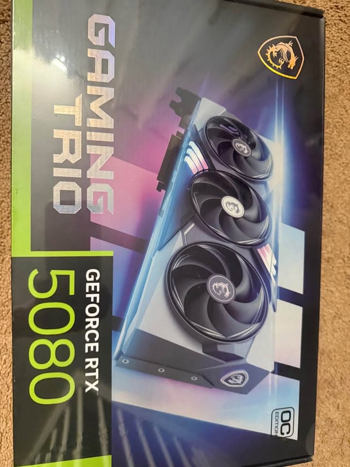 MSI GeForce RTX 5080 16G GAMING TRIO OC