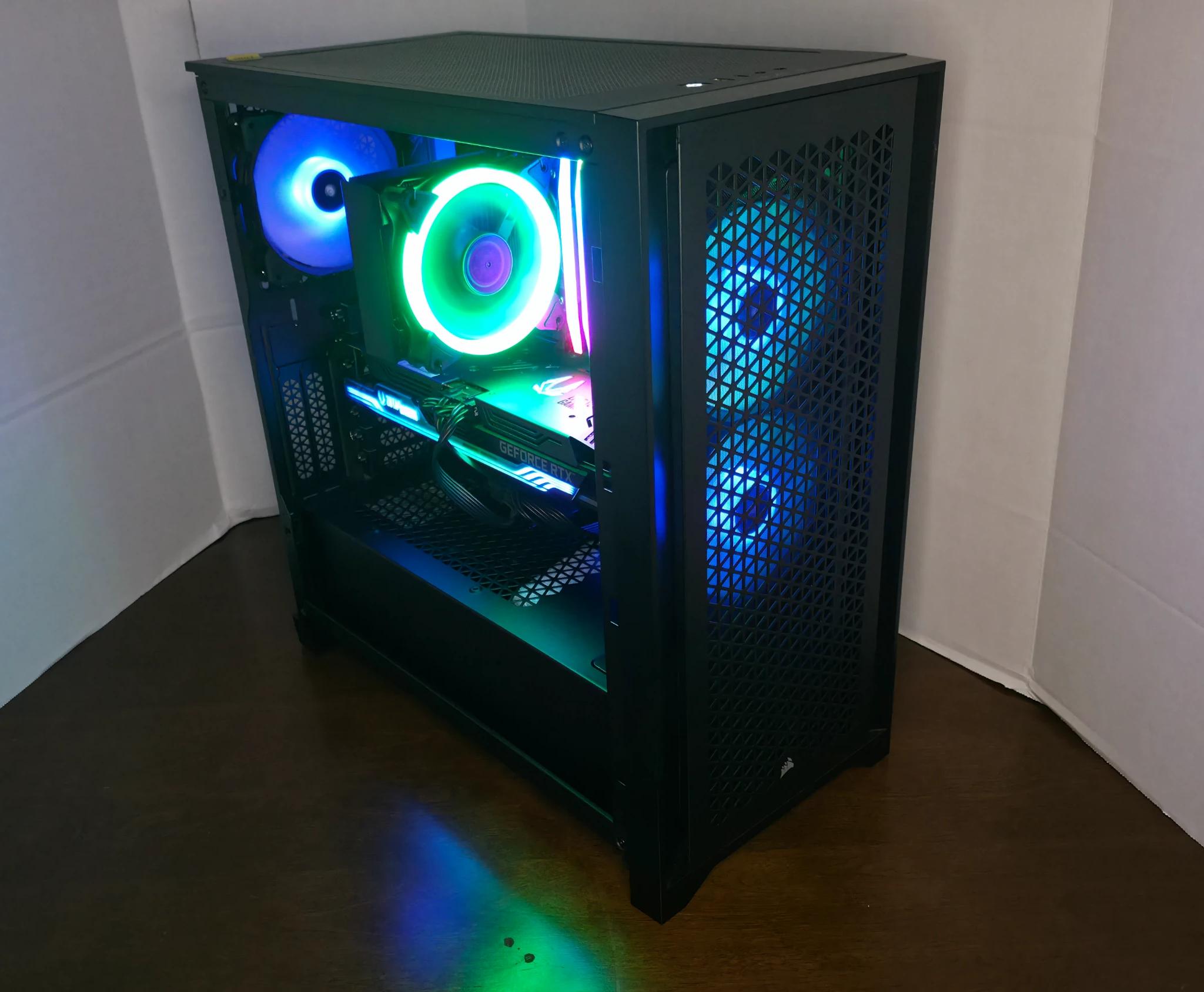 Mid Range Black 9600X 3070TI Gaming PC