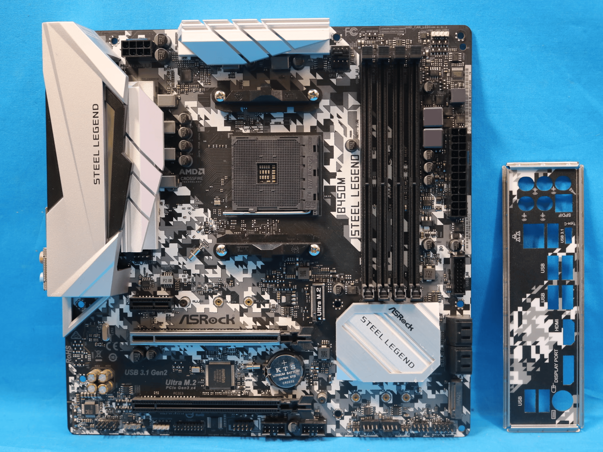 *Newst BIOS* ASRock B450M Steel Legend AMD Socket AM4 DDR4 MicroATX RGB Desktop Motherboard & I/O