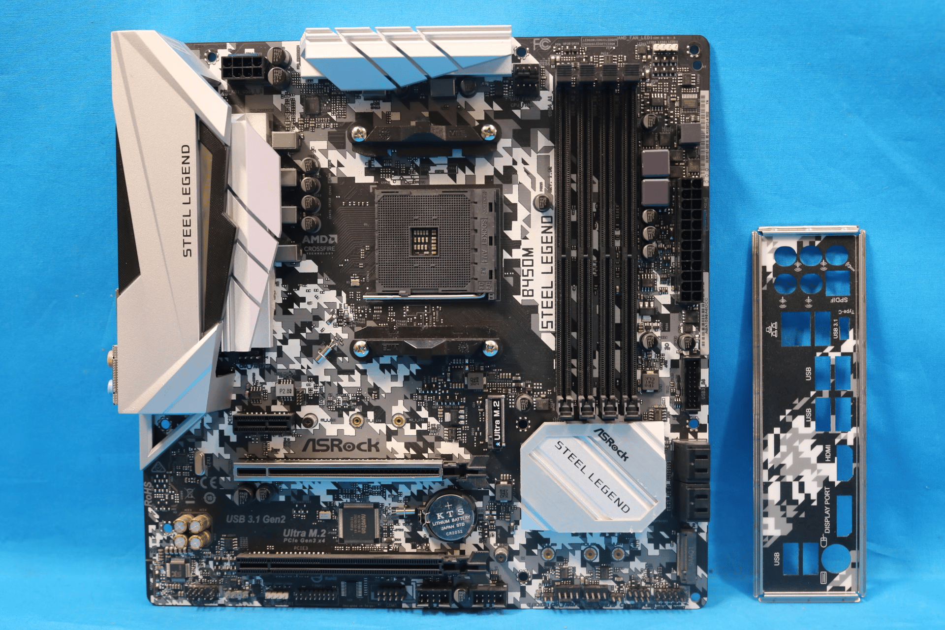 *Newst BIOS* ASRock B450M Steel Legend AMD Socket AM4 DDR4 MicroATX RGB Desktop Motherboard & I/O