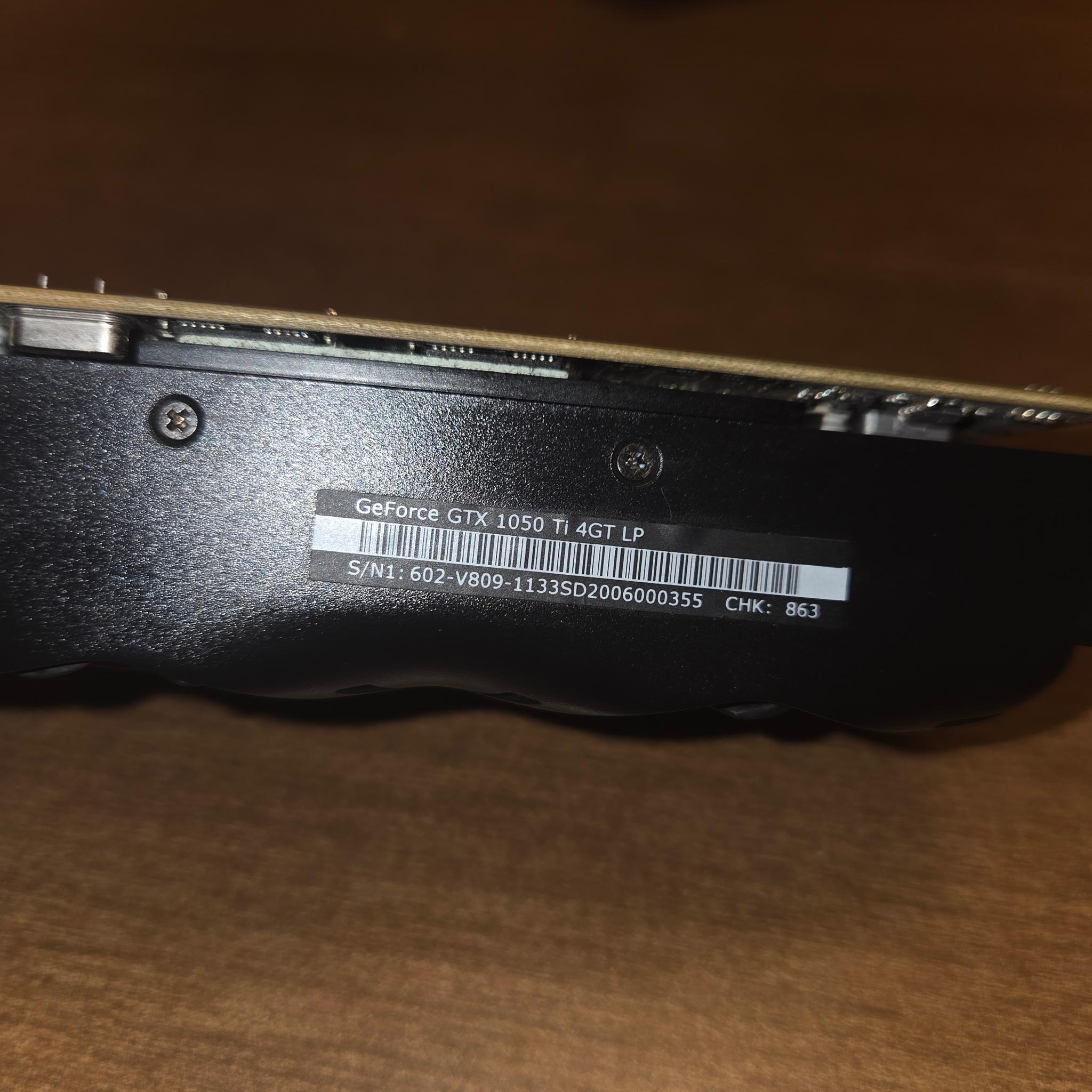 MSI GTX 1050 TI 4GT LP