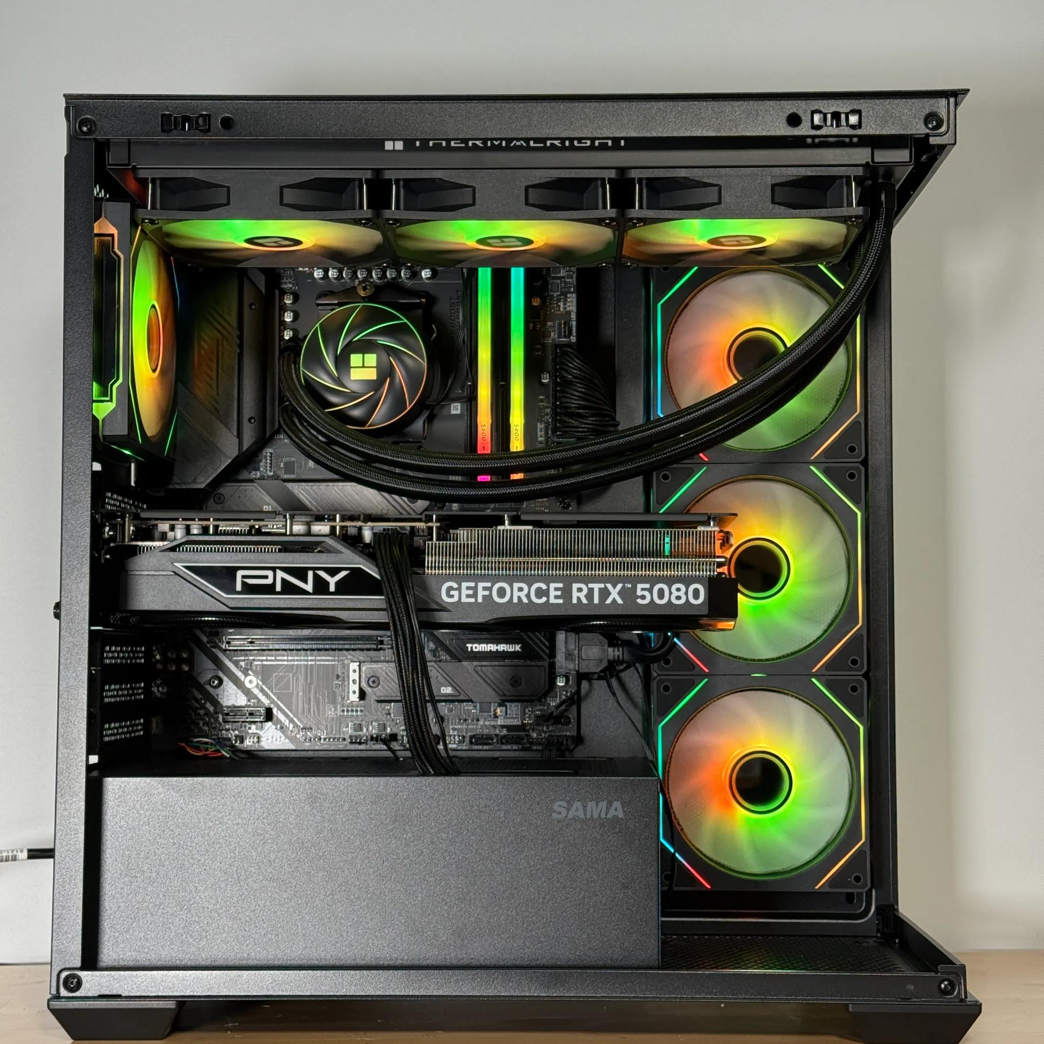 RTX 5080 Ryzen 9 9900x Gaming PC