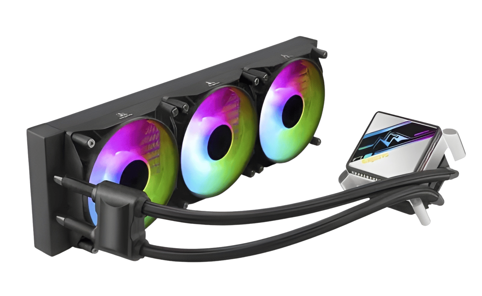SEGOTEP 🆒KL-360🆒 | BLACK 360mm ARGB AIO CPU Liquid Cooler | TDP: 320W | LGA 1700 & AM5 Ready